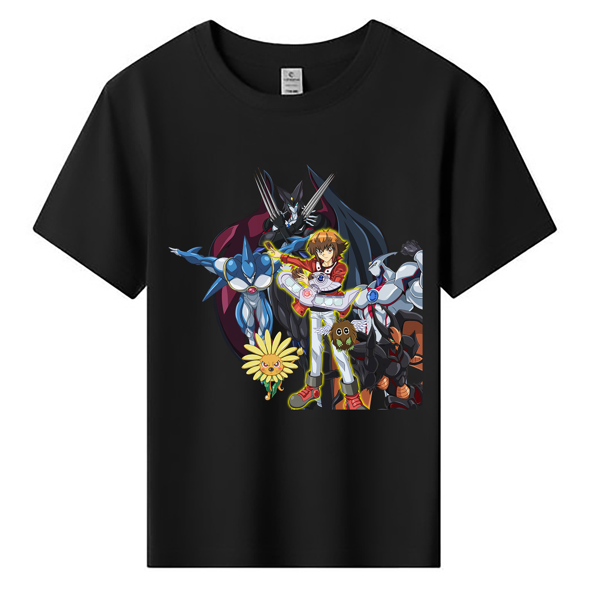 （画像用） 遊☆戯☆王 Yu-Gi-Oh! 綿100％キッズTシャツ（フロントプリント）