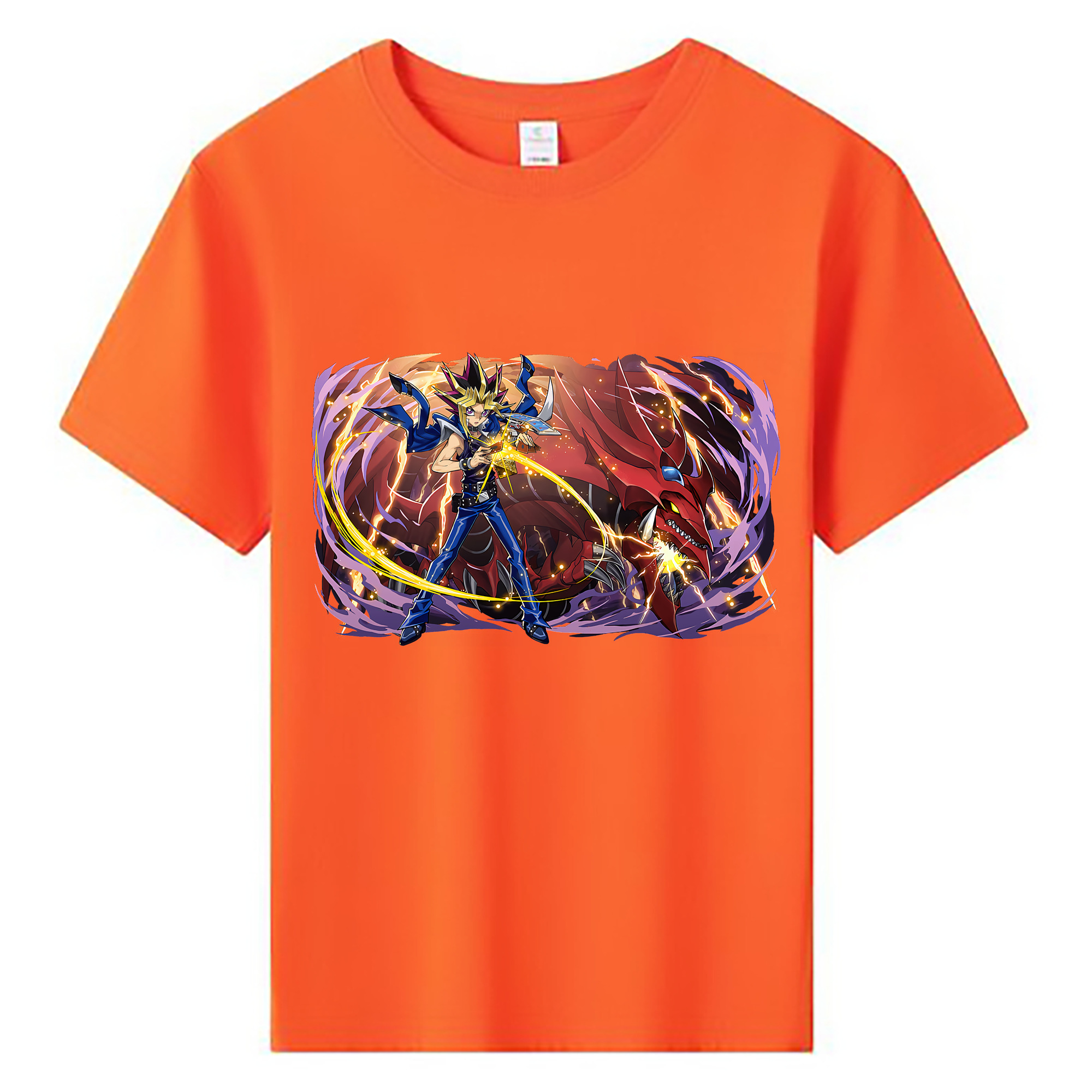 （画像用） 遊☆戯☆王 Yu-Gi-Oh! 綿100％キッズTシャツ（フロントプリント）