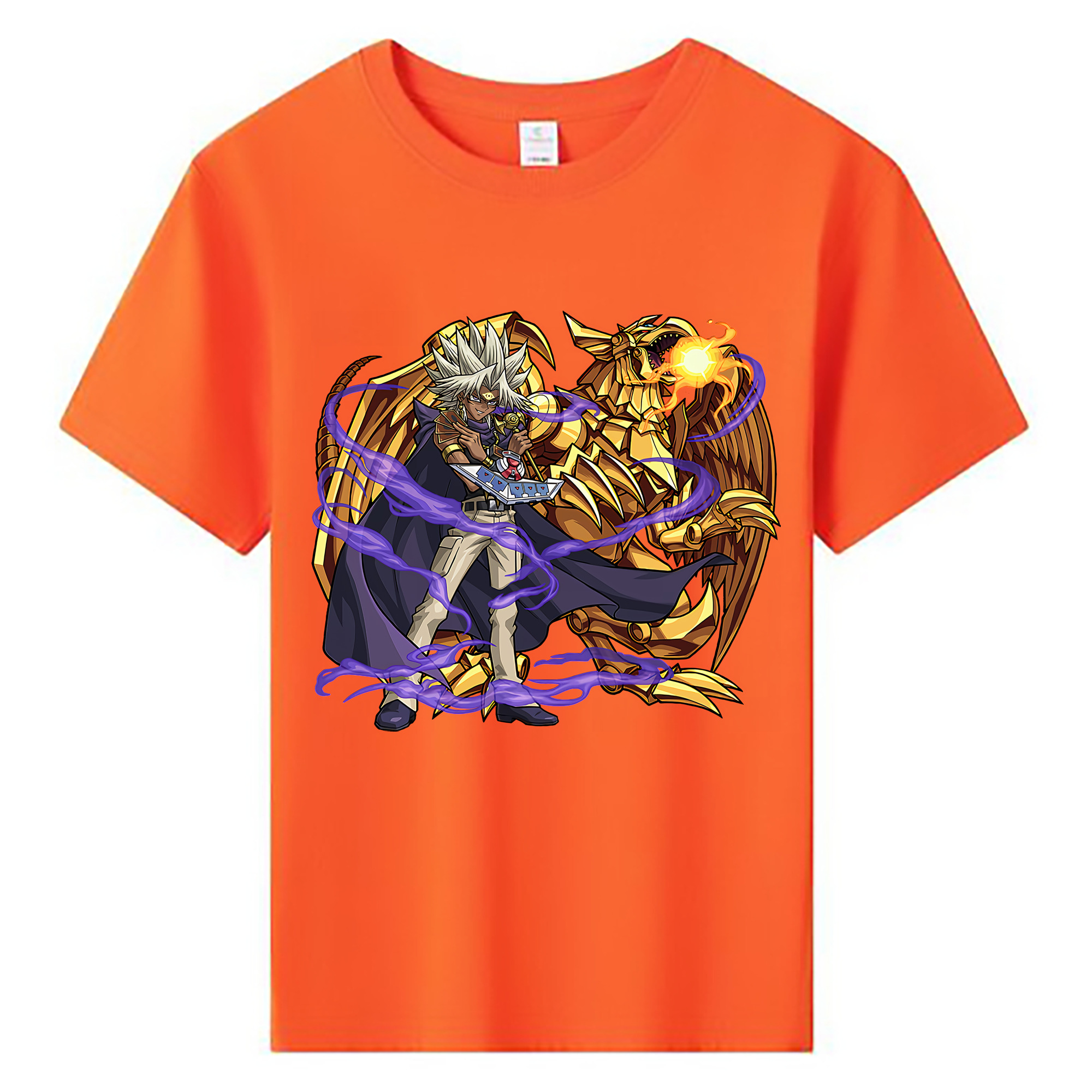 （画像用） 遊☆戯☆王 Yu-Gi-Oh! 綿100％キッズTシャツ（フロントプリント）