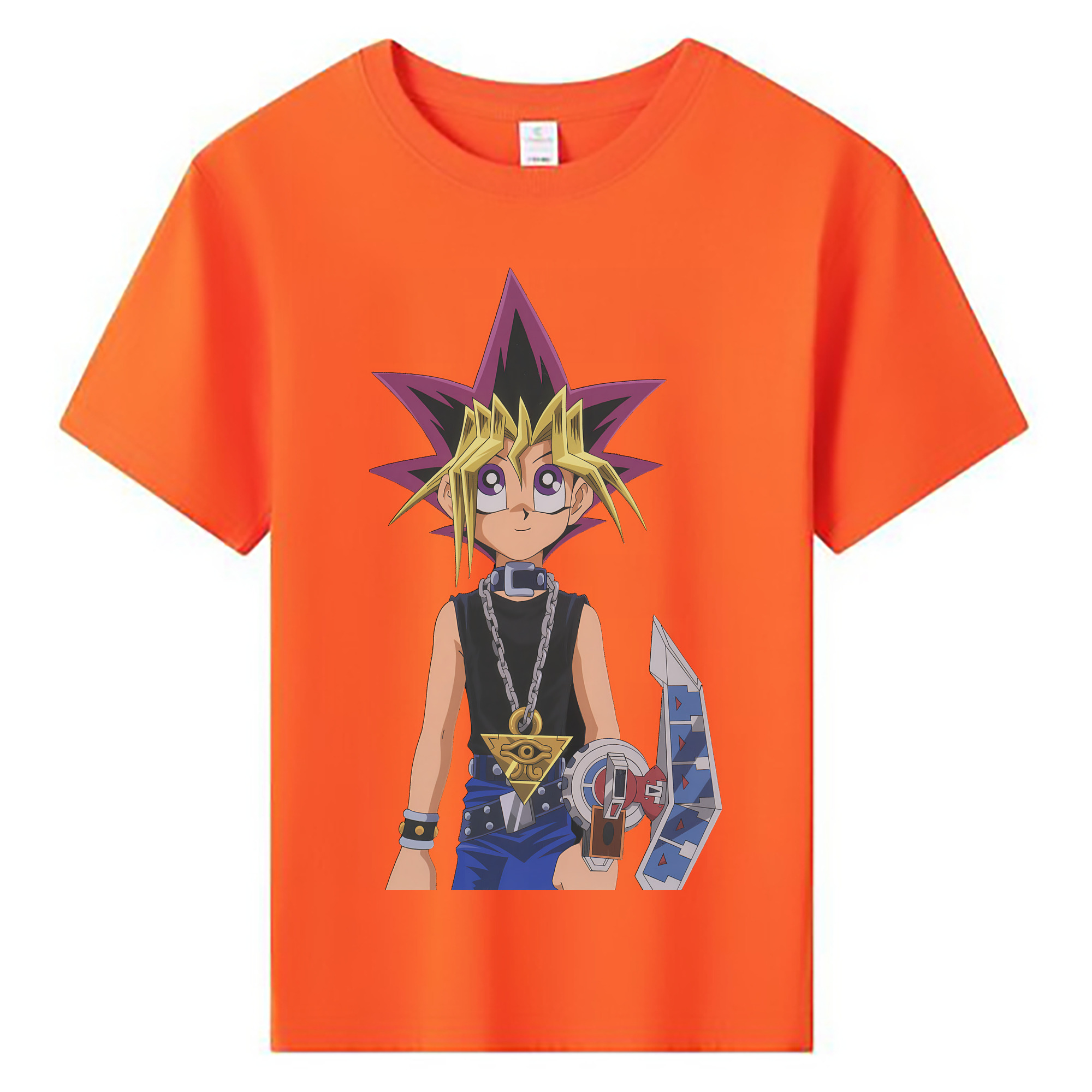 （画像用） 遊☆戯☆王 Yu-Gi-Oh! 綿100％キッズTシャツ（フロントプリント）