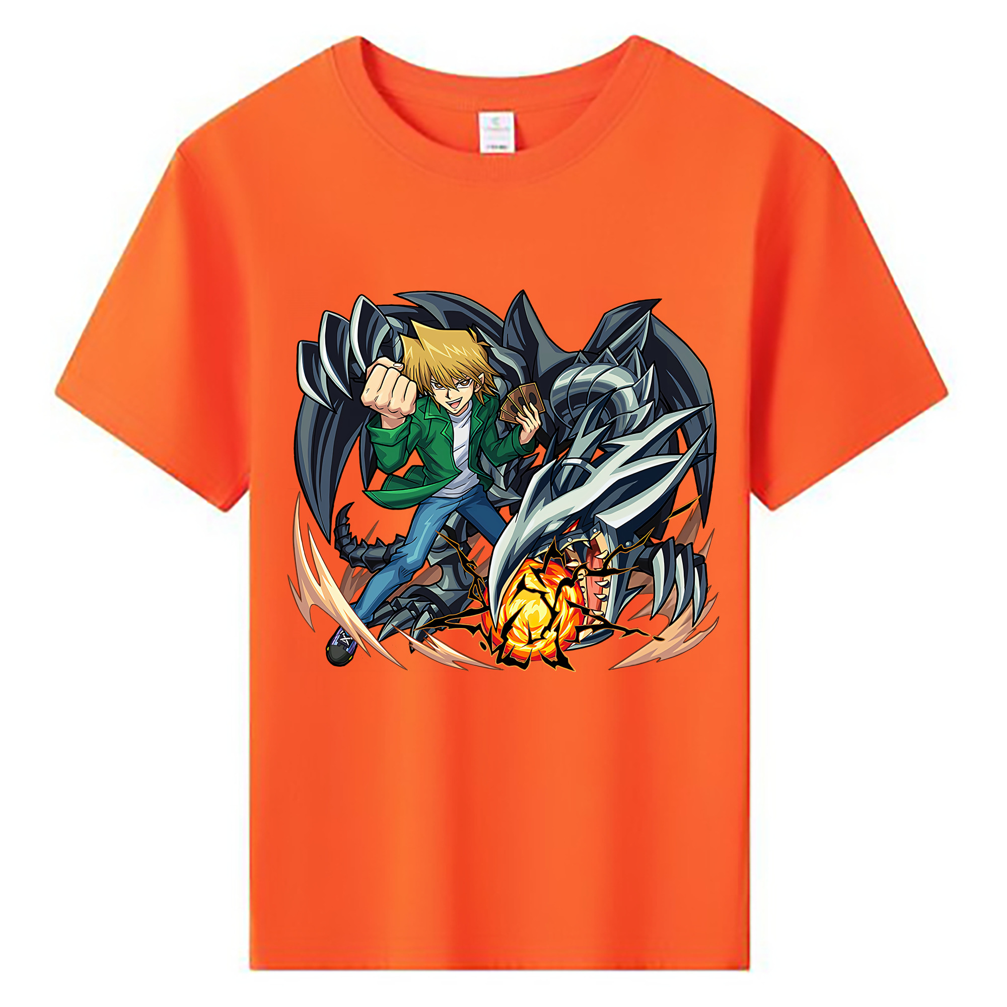 （画像用） 遊☆戯☆王 Yu-Gi-Oh! 綿100％キッズTシャツ（フロントプリント）
