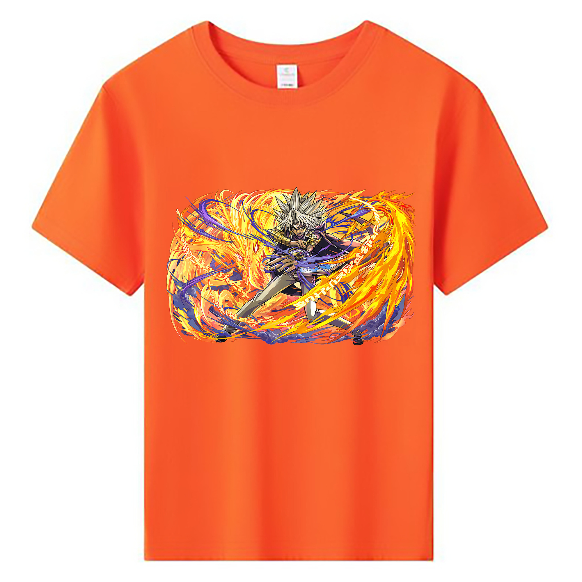 （画像用） 遊☆戯☆王 Yu-Gi-Oh! 綿100％キッズTシャツ（フロントプリント）
