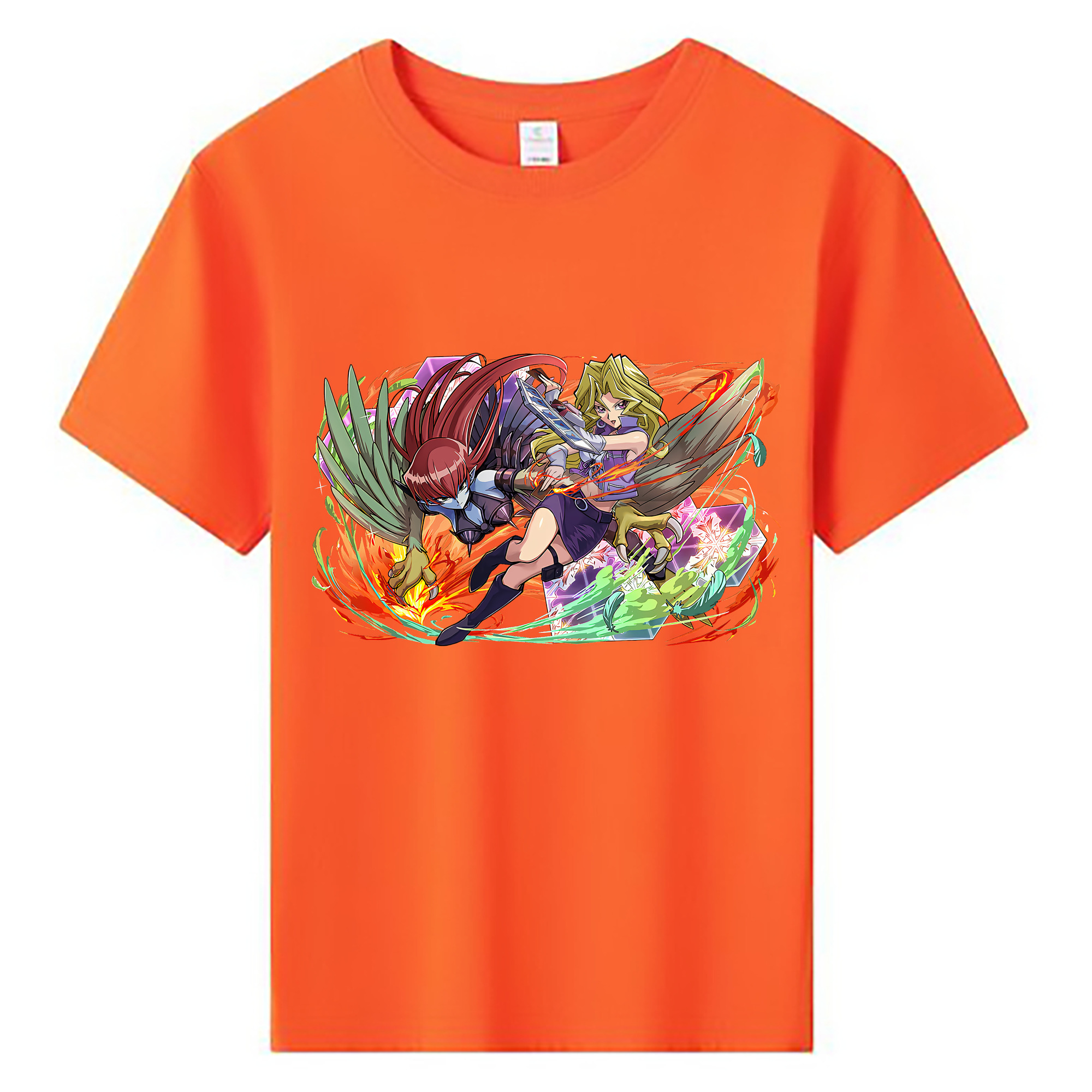 （画像用） 遊☆戯☆王 Yu-Gi-Oh! 綿100％キッズTシャツ（フロントプリント）