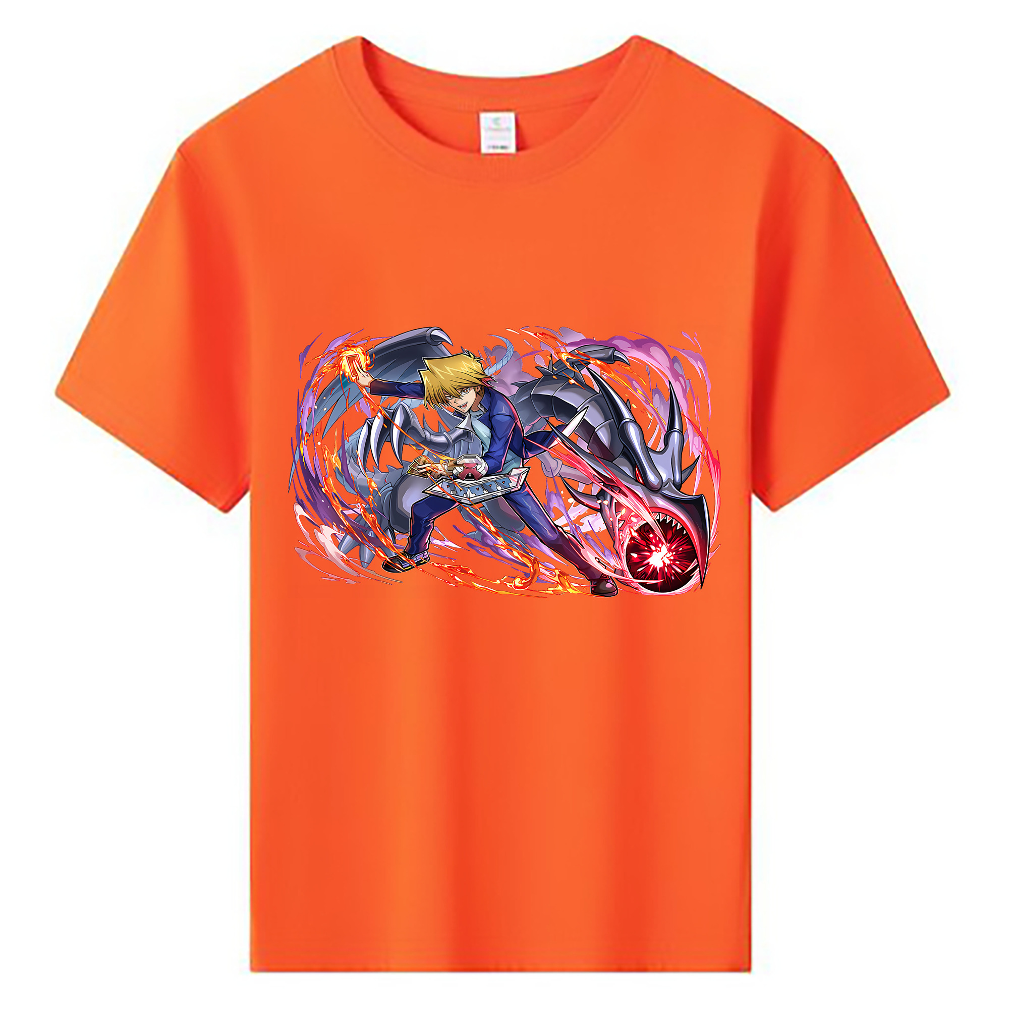 （画像用） 遊☆戯☆王 Yu-Gi-Oh! 綿100％キッズTシャツ（フロントプリント）