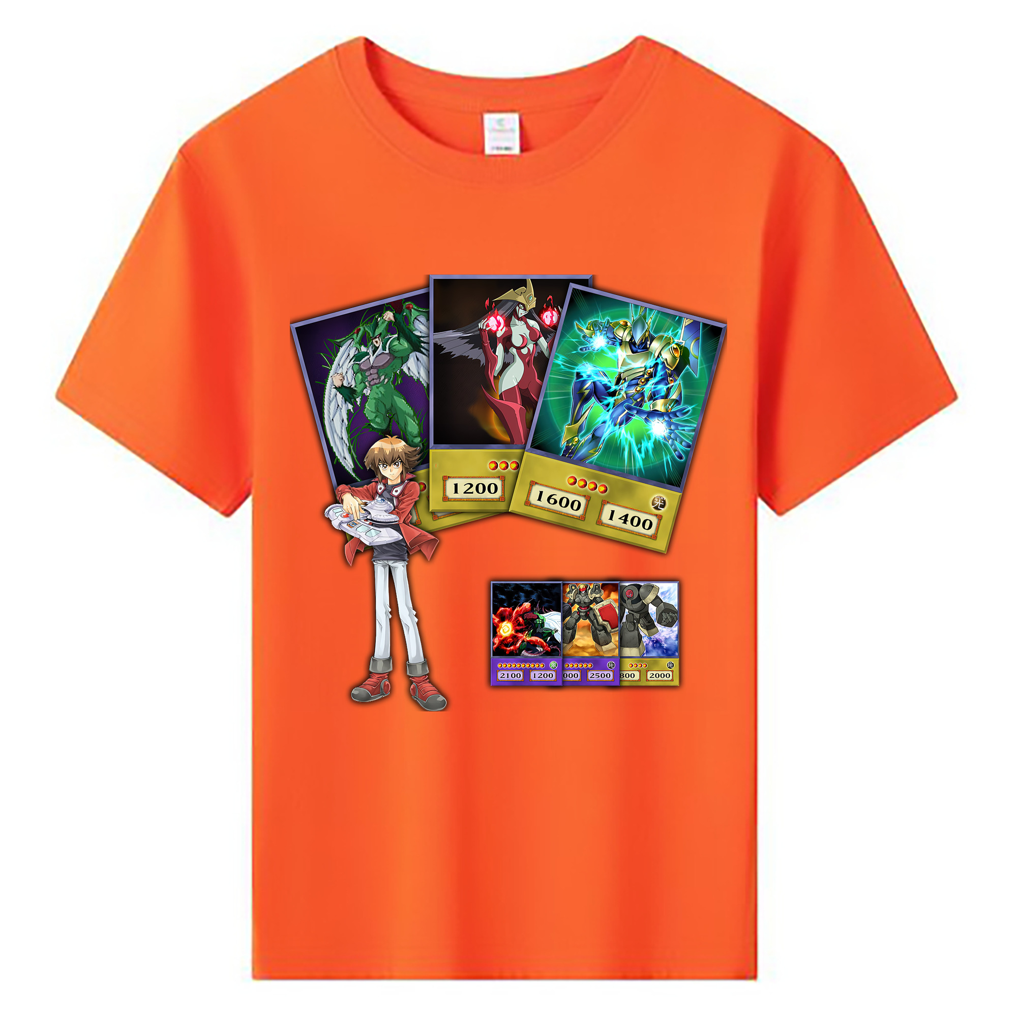 （画像用） 遊☆戯☆王 Yu-Gi-Oh! 綿100％キッズTシャツ（フロントプリント）