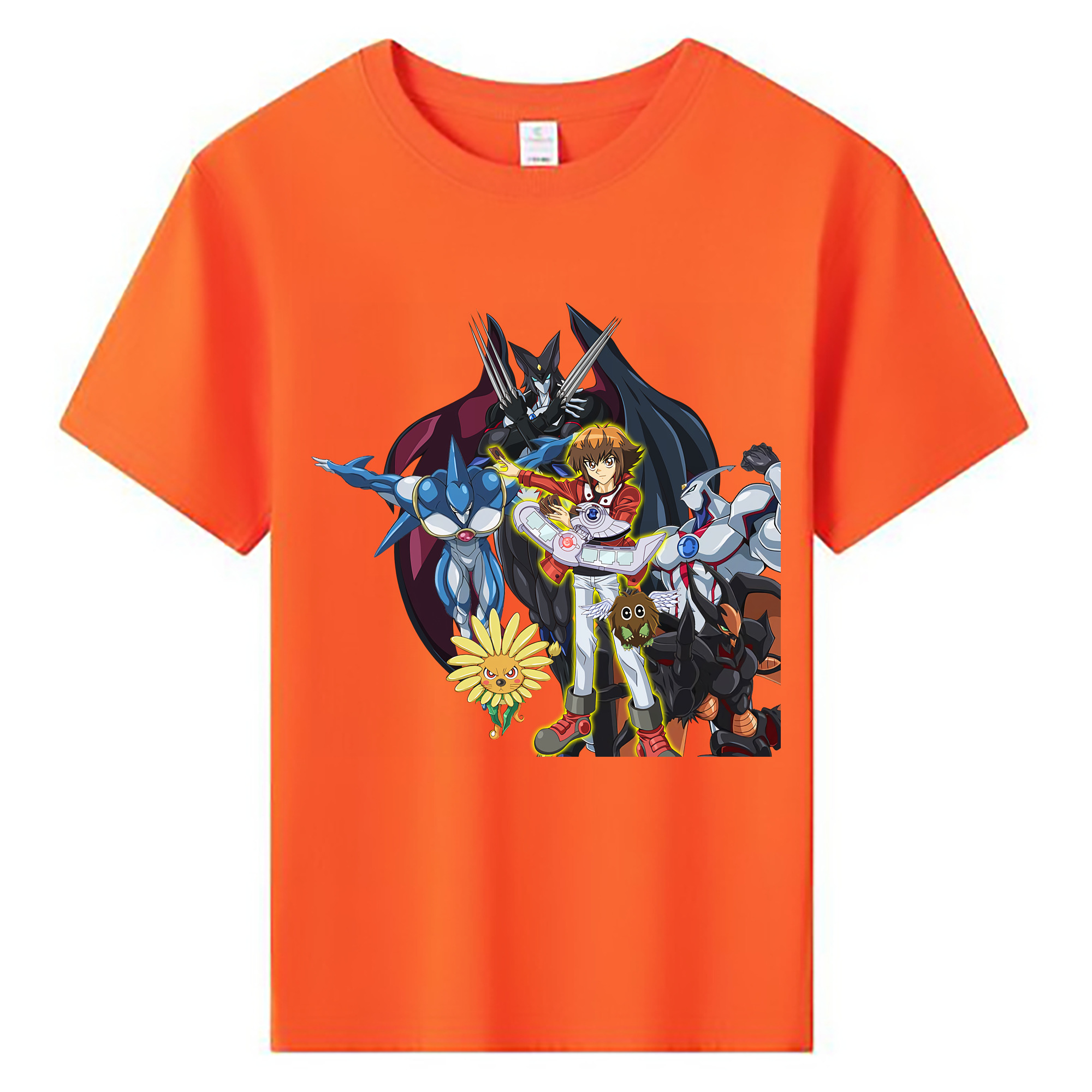 （画像用） 遊☆戯☆王 Yu-Gi-Oh! 綿100％キッズTシャツ（フロントプリント）