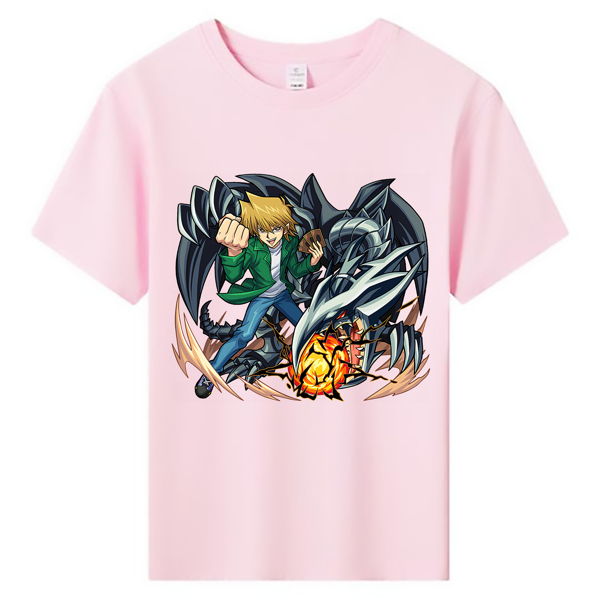 （画像用） 遊☆戯☆王 Yu-Gi-Oh! 綿100％キッズTシャツ（フロントプリント）