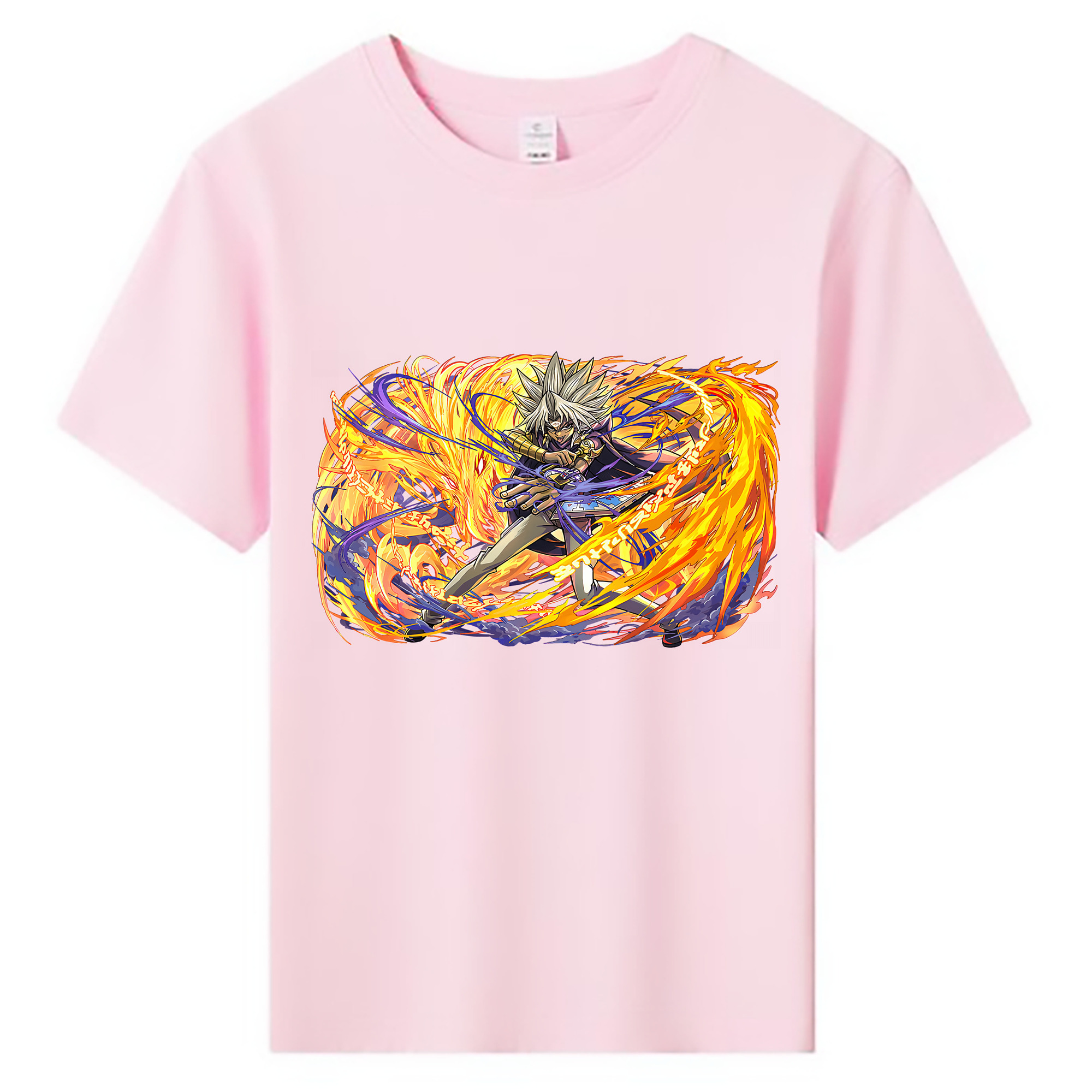 （画像用） 遊☆戯☆王 Yu-Gi-Oh! 綿100％キッズTシャツ（フロントプリント）
