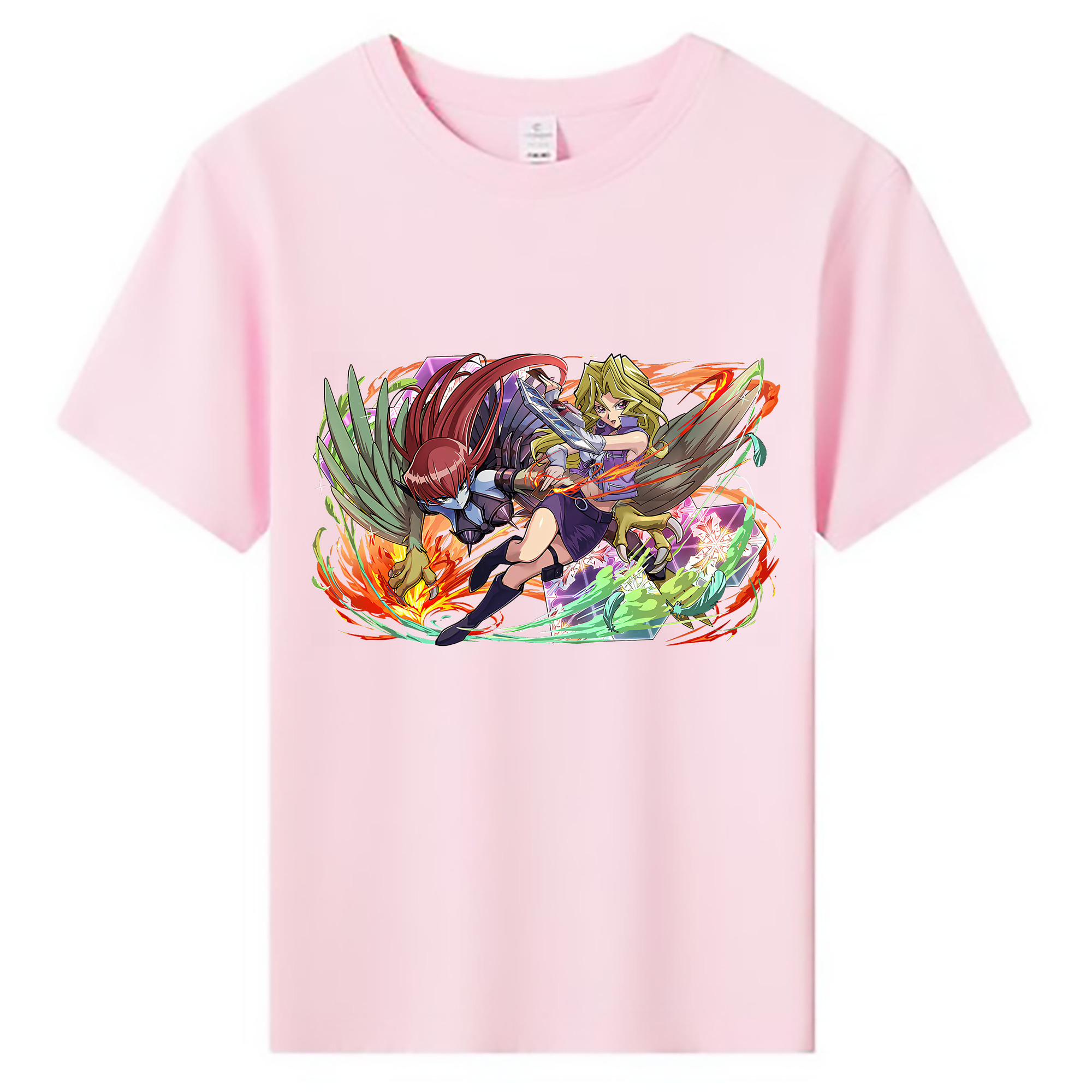 （画像用） 遊☆戯☆王 Yu-Gi-Oh! 綿100％キッズTシャツ（フロントプリント）