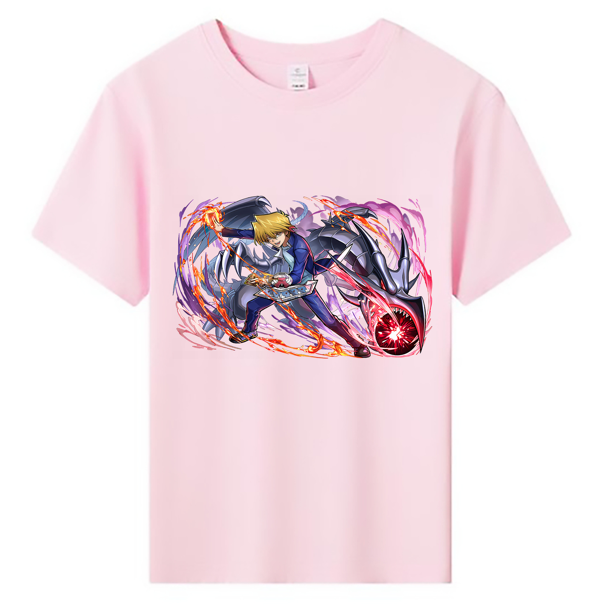 （画像用） 遊☆戯☆王 Yu-Gi-Oh! 綿100％キッズTシャツ（フロントプリント）