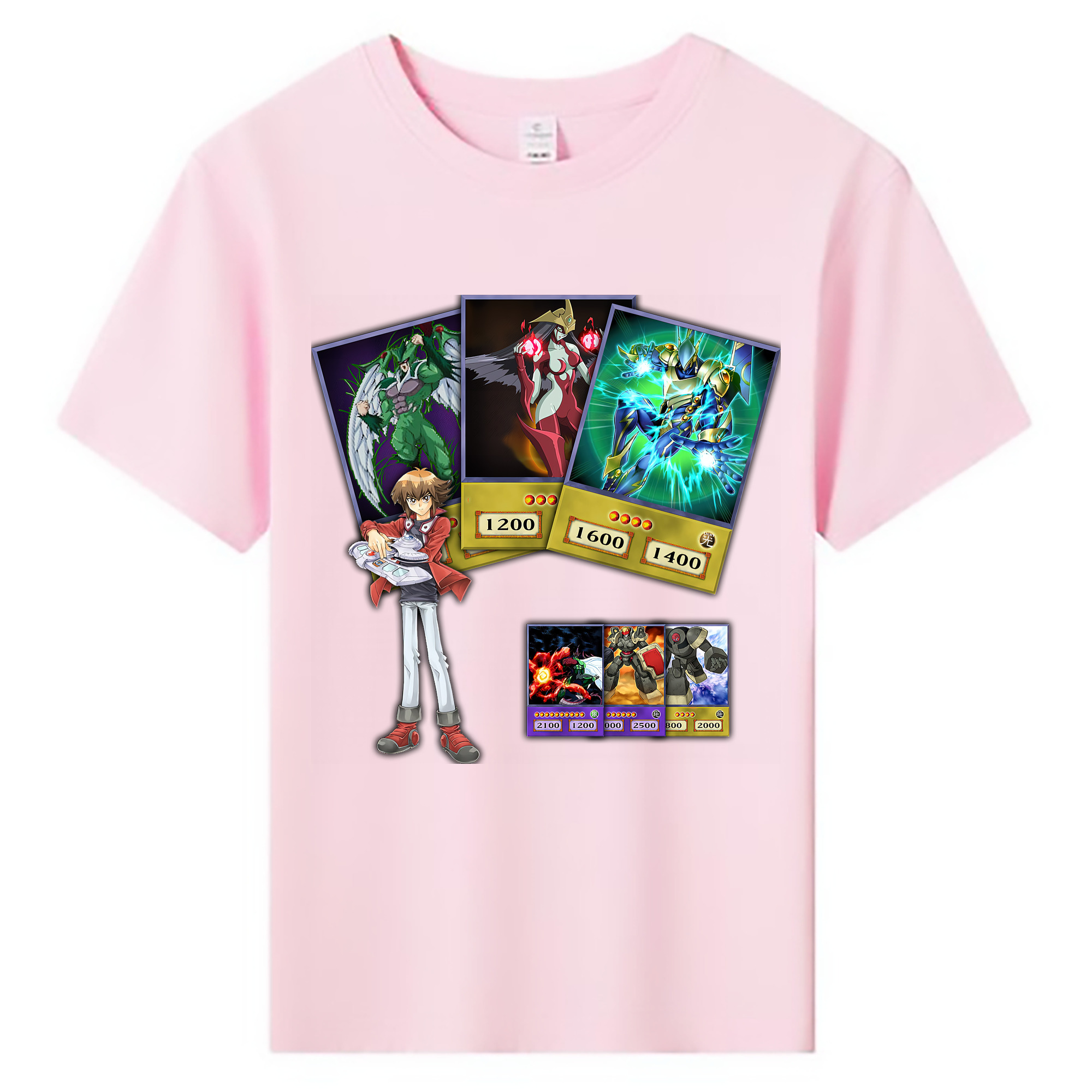 （画像用） 遊☆戯☆王 Yu-Gi-Oh! 綿100％キッズTシャツ（フロントプリント）
