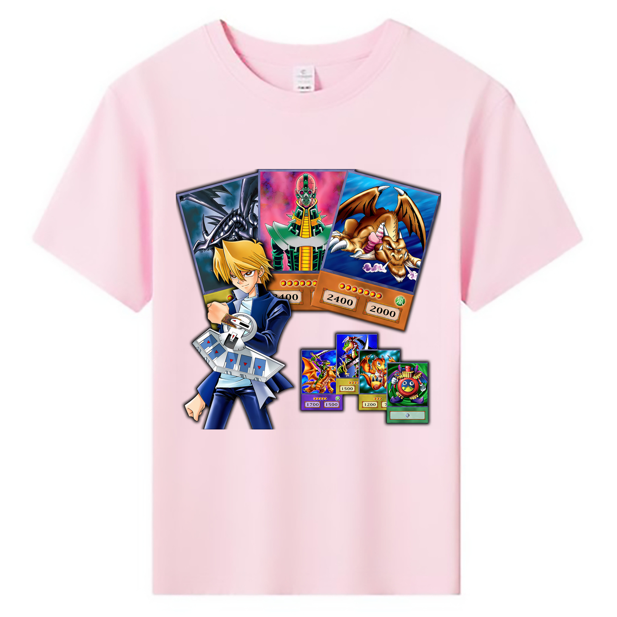 （画像用） 遊☆戯☆王 Yu-Gi-Oh! 綿100％キッズTシャツ（フロントプリント）