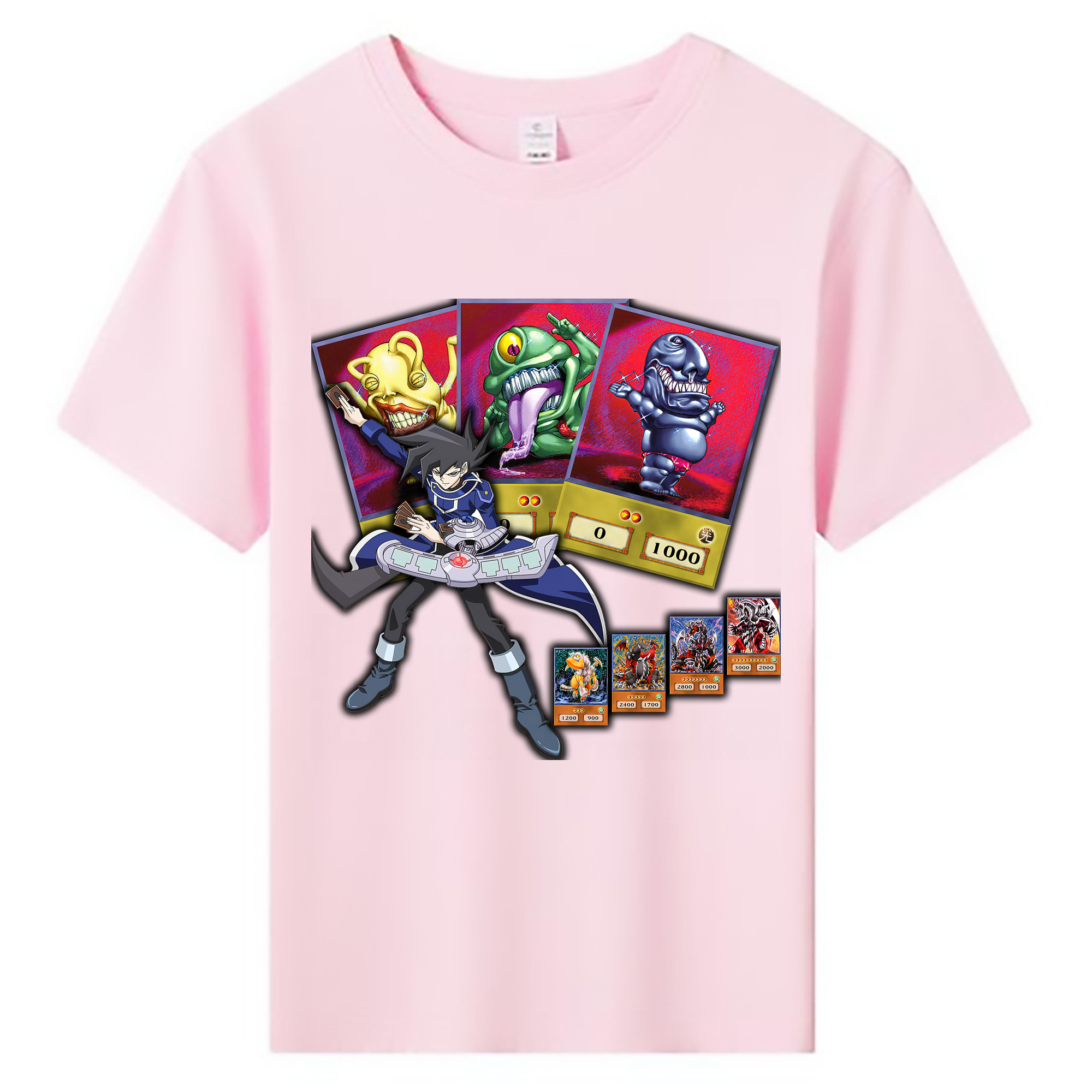（画像用） 遊☆戯☆王 Yu-Gi-Oh! 綿100％キッズTシャツ（フロントプリント）