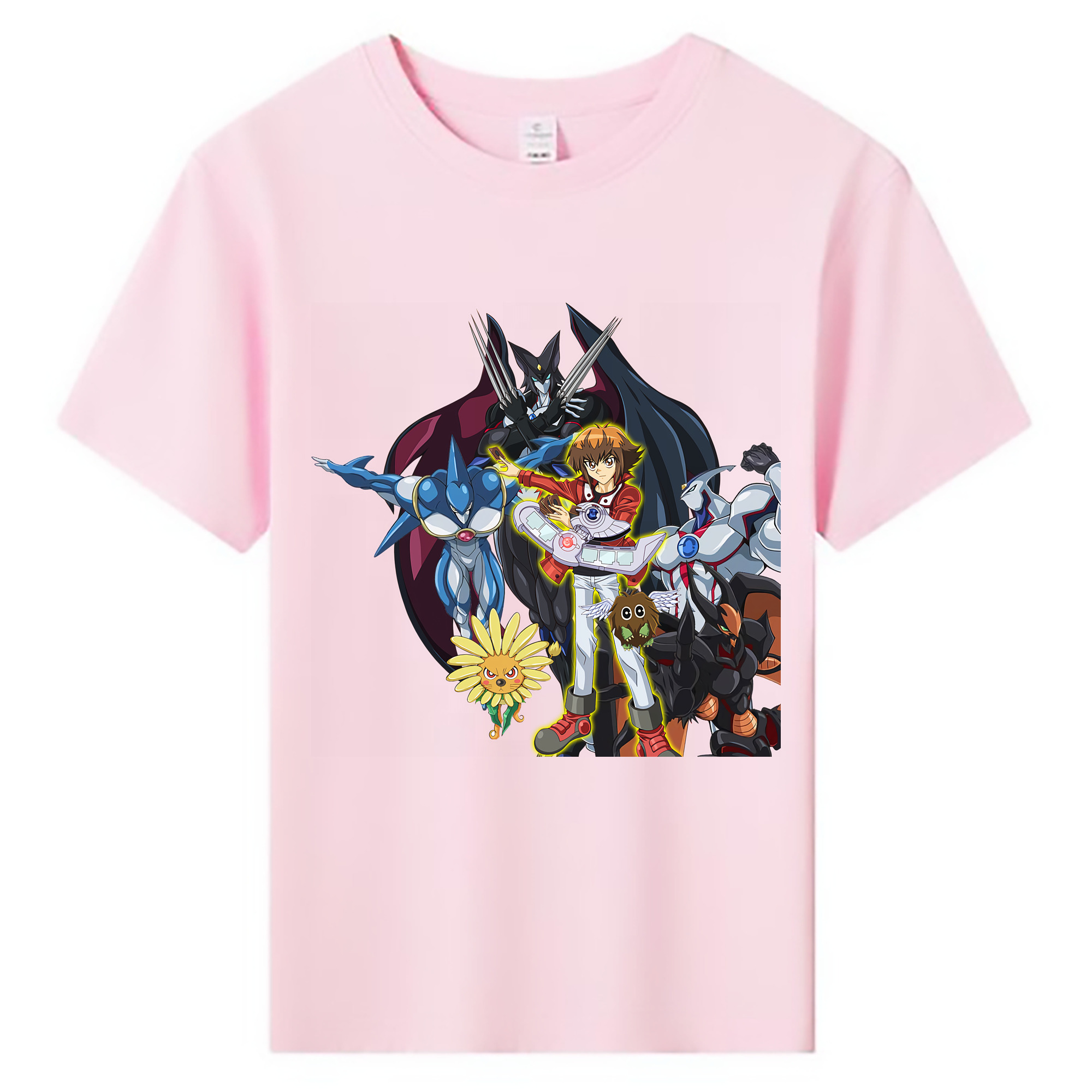 （画像用） 遊☆戯☆王 Yu-Gi-Oh! 綿100％キッズTシャツ（フロントプリント）