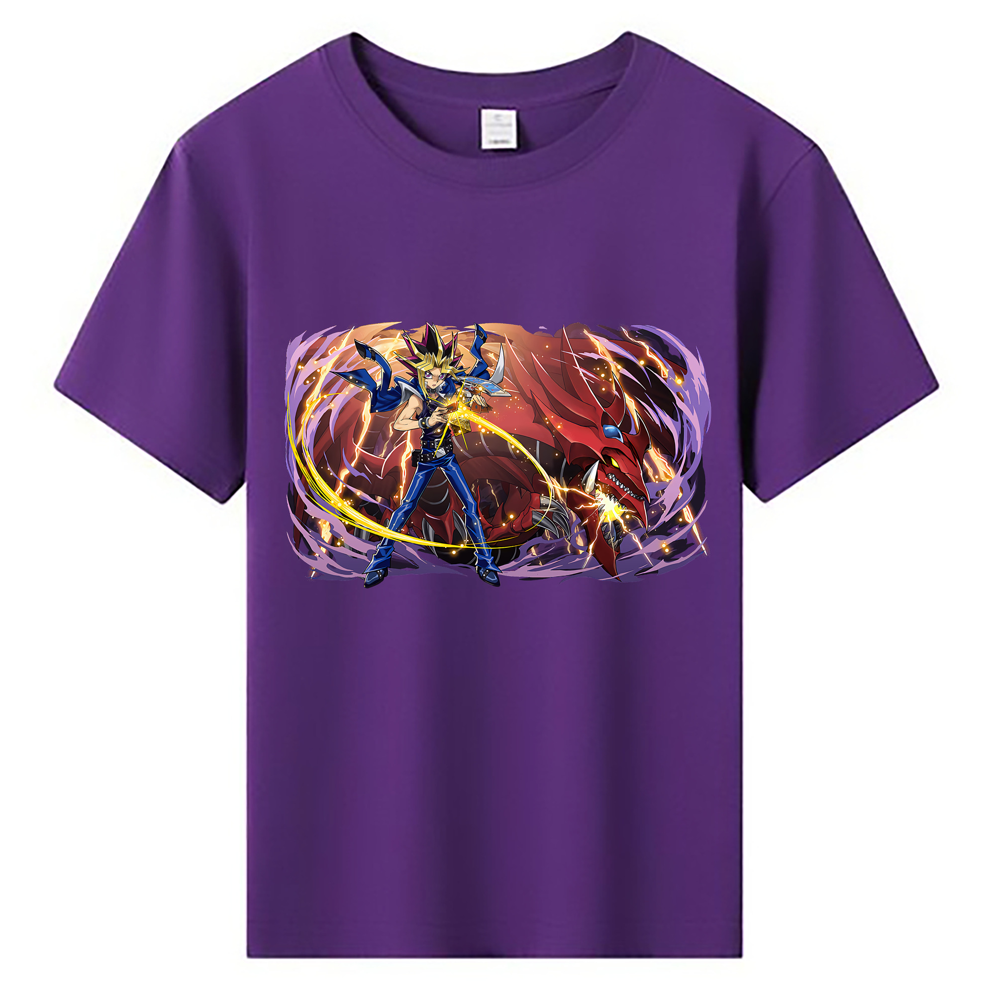 （画像用） 遊☆戯☆王 Yu-Gi-Oh! 綿100％キッズTシャツ（フロントプリント）
