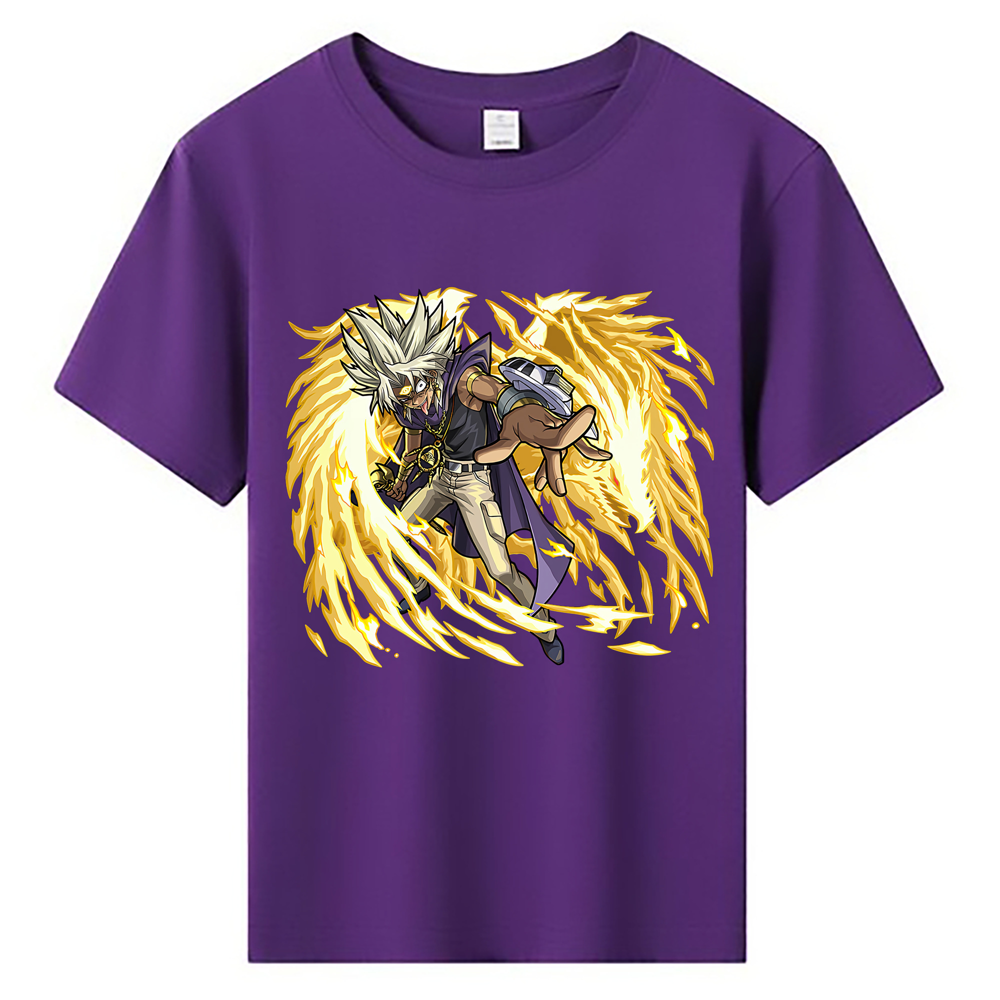 （画像用） 遊☆戯☆王 Yu-Gi-Oh! 綿100％キッズTシャツ（フロントプリント）