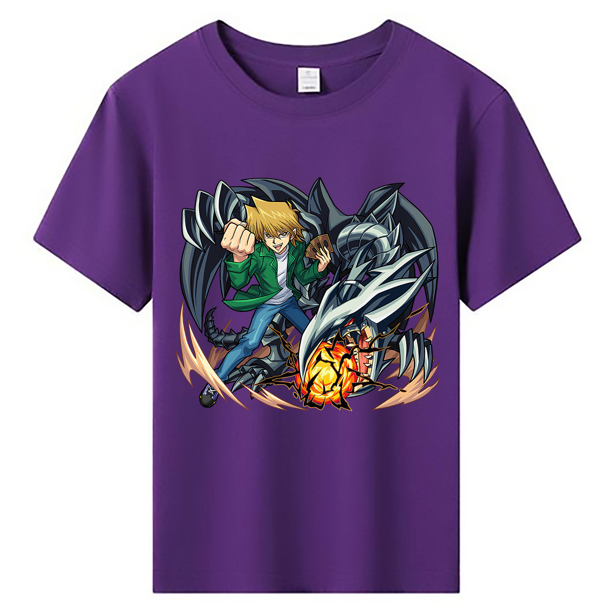 （画像用） 遊☆戯☆王 Yu-Gi-Oh! 綿100％キッズTシャツ（フロントプリント）