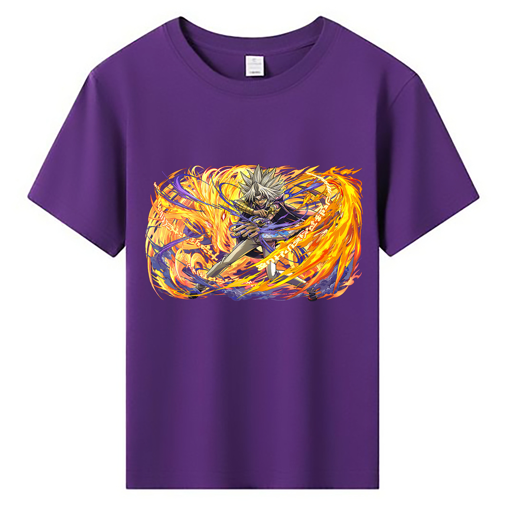 （画像用） 遊☆戯☆王 Yu-Gi-Oh! 綿100％キッズTシャツ（フロントプリント）