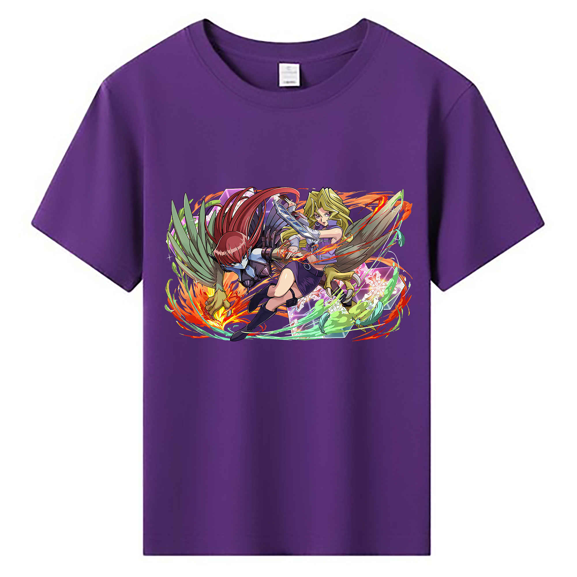 （画像用） 遊☆戯☆王 Yu-Gi-Oh! 綿100％キッズTシャツ（フロントプリント）