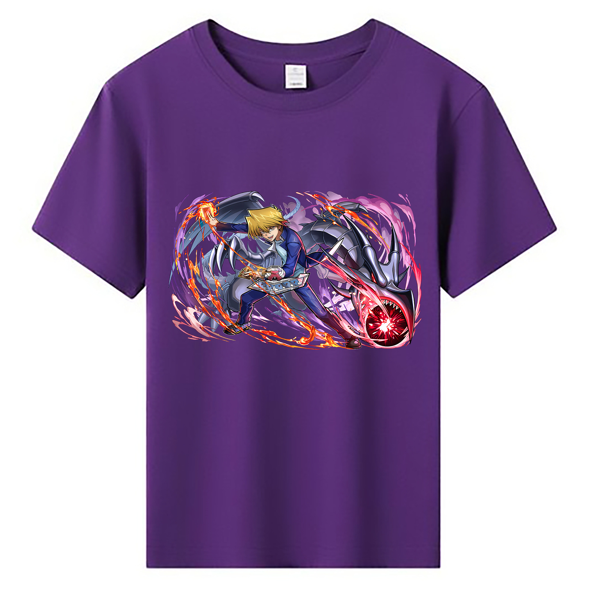 （画像用） 遊☆戯☆王 Yu-Gi-Oh! 綿100％キッズTシャツ（フロントプリント）