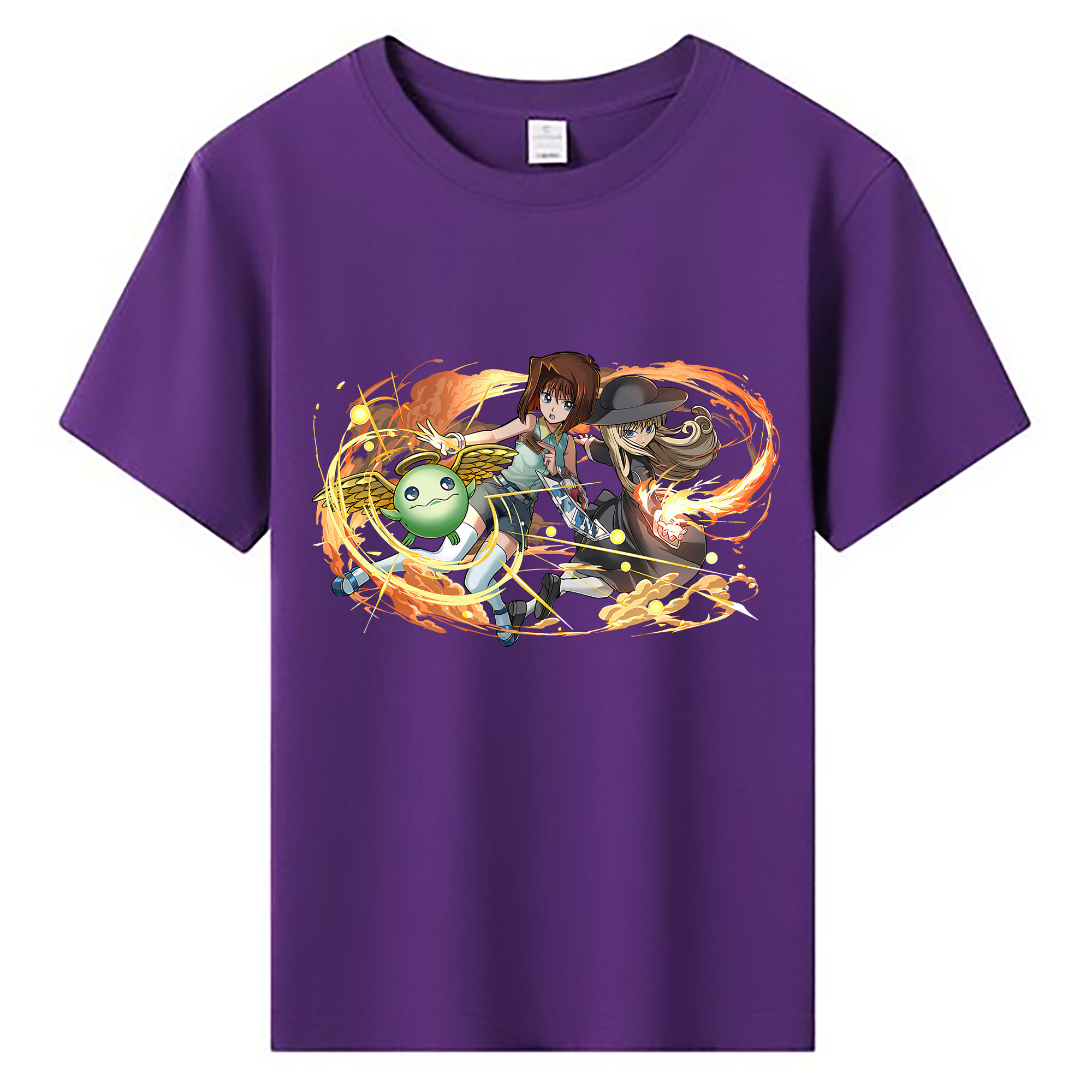 （画像用） 遊☆戯☆王 Yu-Gi-Oh! 綿100％キッズTシャツ（フロントプリント）
