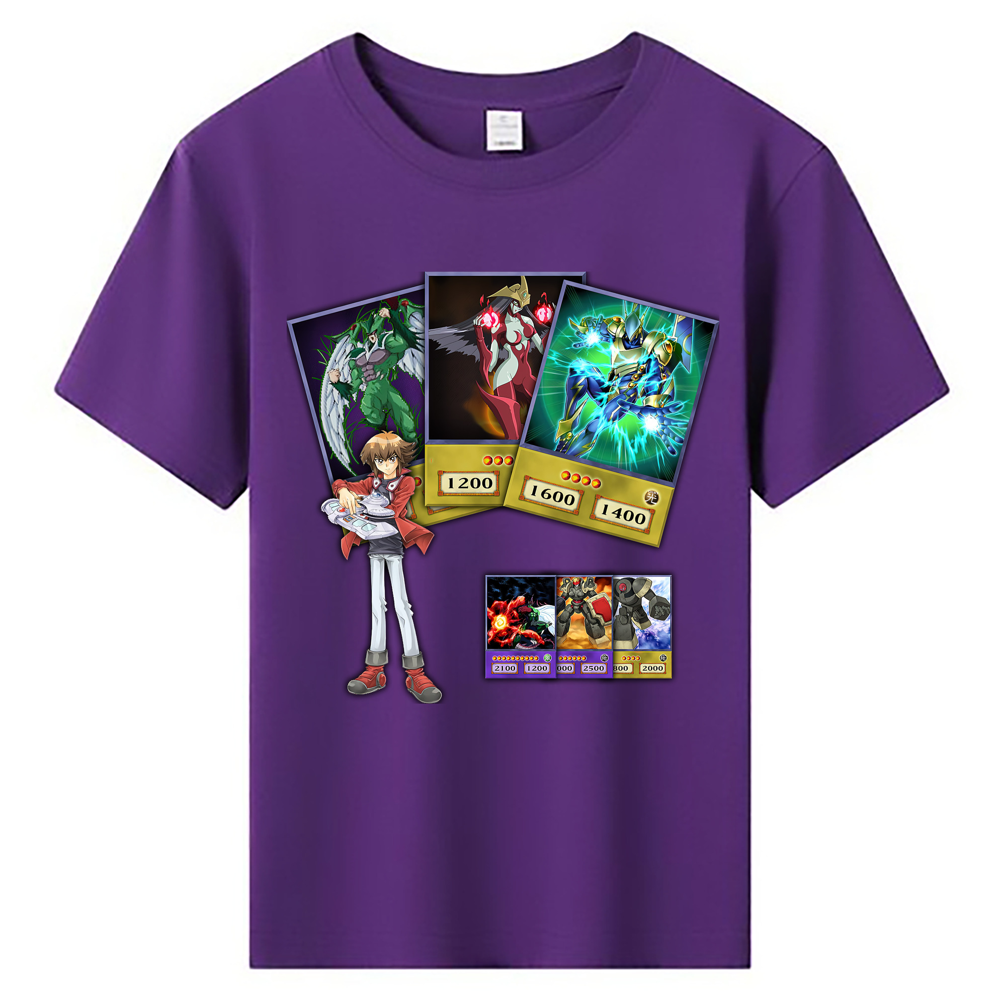 （画像用） 遊☆戯☆王 Yu-Gi-Oh! 綿100％キッズTシャツ（フロントプリント）