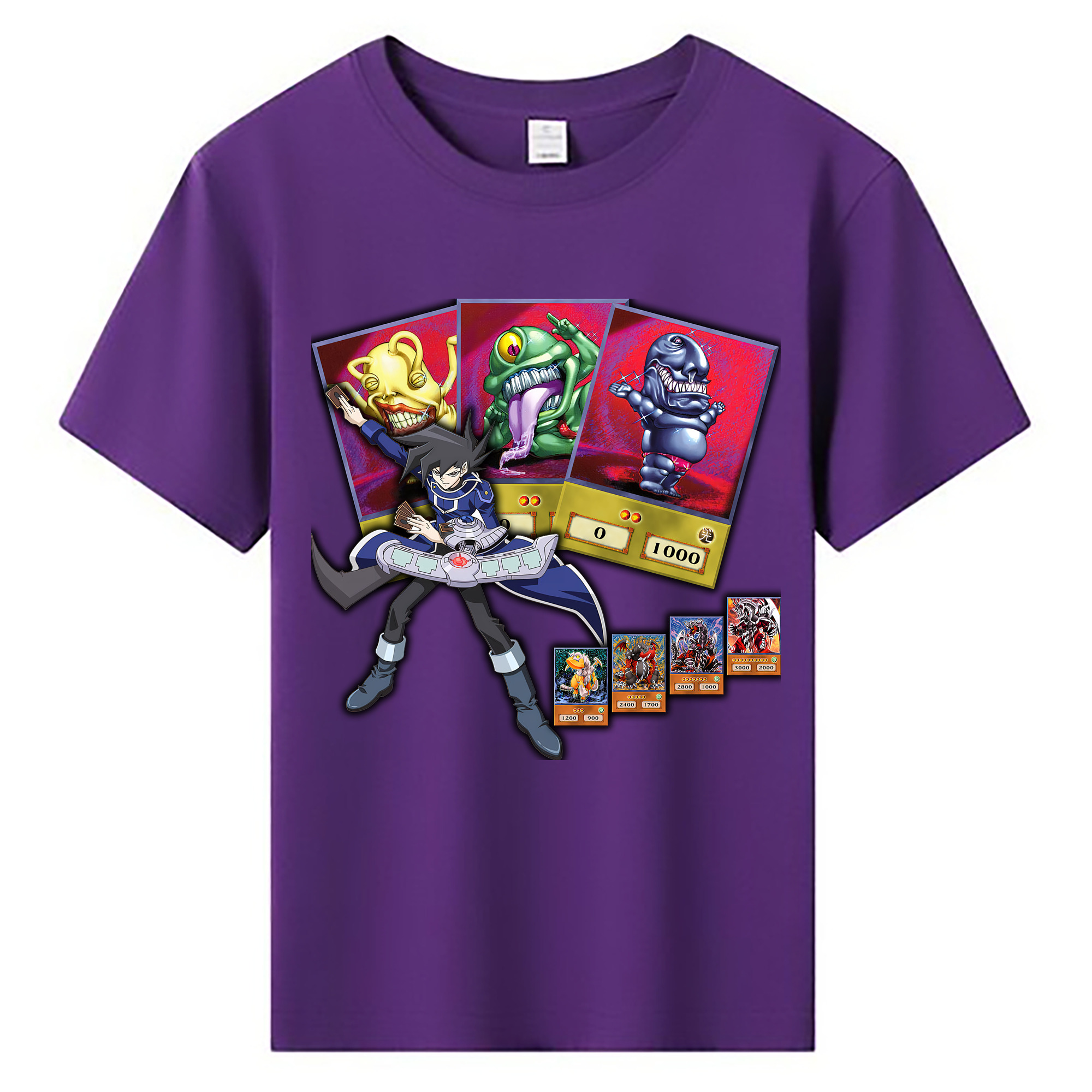 （画像用） 遊☆戯☆王 Yu-Gi-Oh! 綿100％キッズTシャツ（フロントプリント）