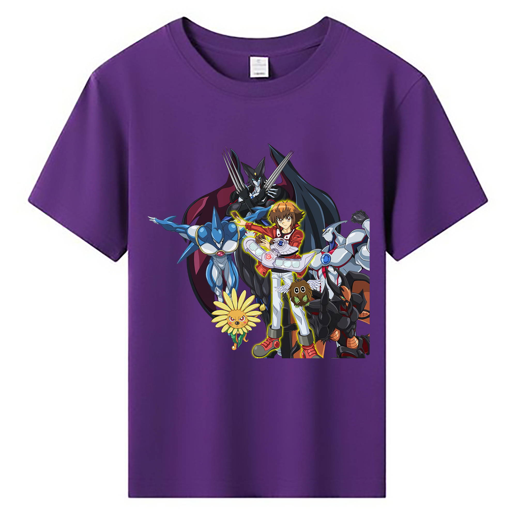 （画像用） 遊☆戯☆王 Yu-Gi-Oh! 綿100％キッズTシャツ（フロントプリント）