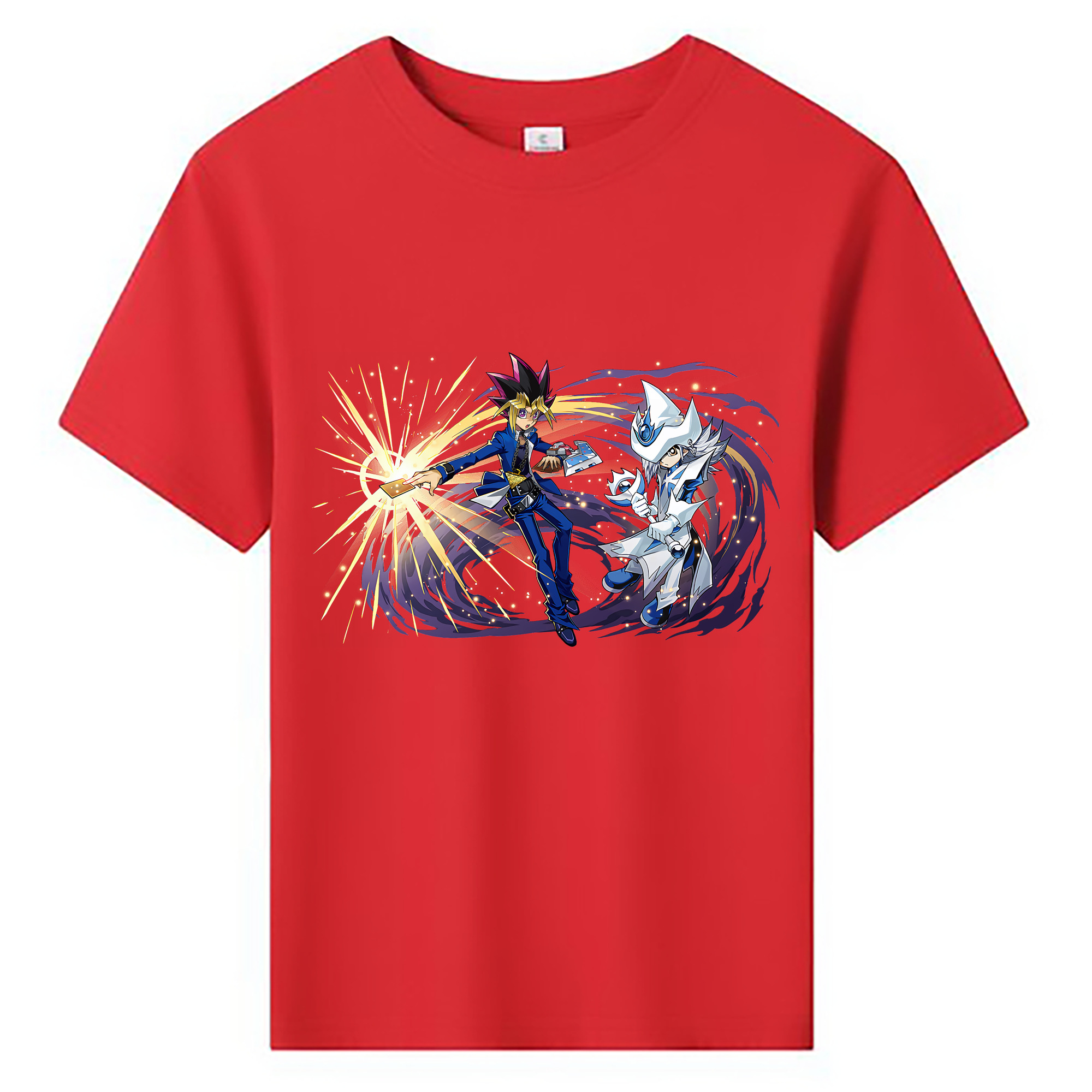 （画像用） 遊☆戯☆王 Yu-Gi-Oh! 綿100％キッズTシャツ（フロントプリント）