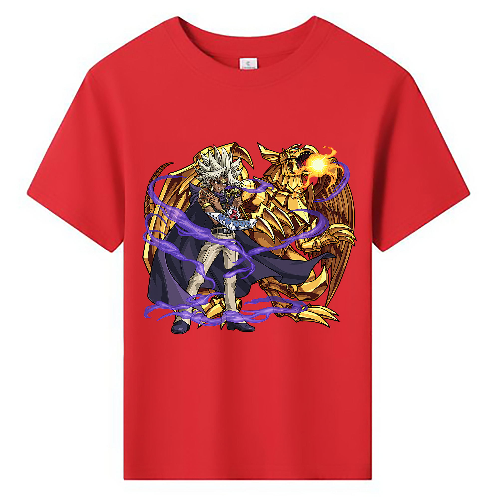 （画像用） 遊☆戯☆王 Yu-Gi-Oh! 綿100％キッズTシャツ（フロントプリント）