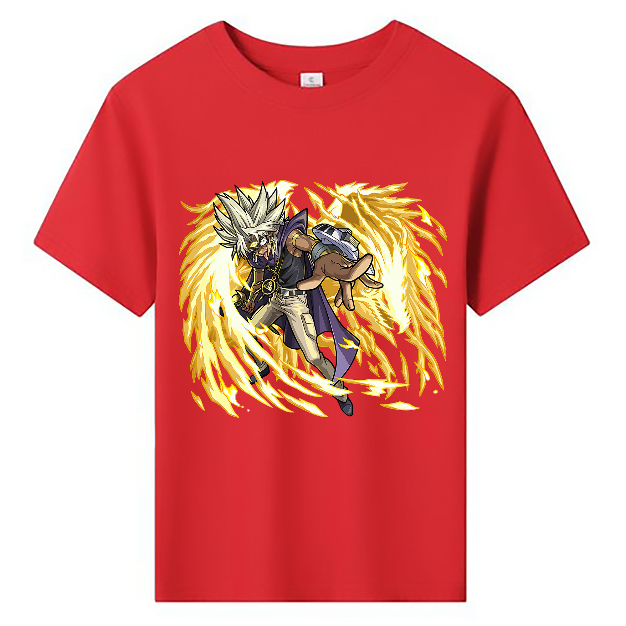 （画像用） 遊☆戯☆王 Yu-Gi-Oh! 綿100％キッズTシャツ（フロントプリント）