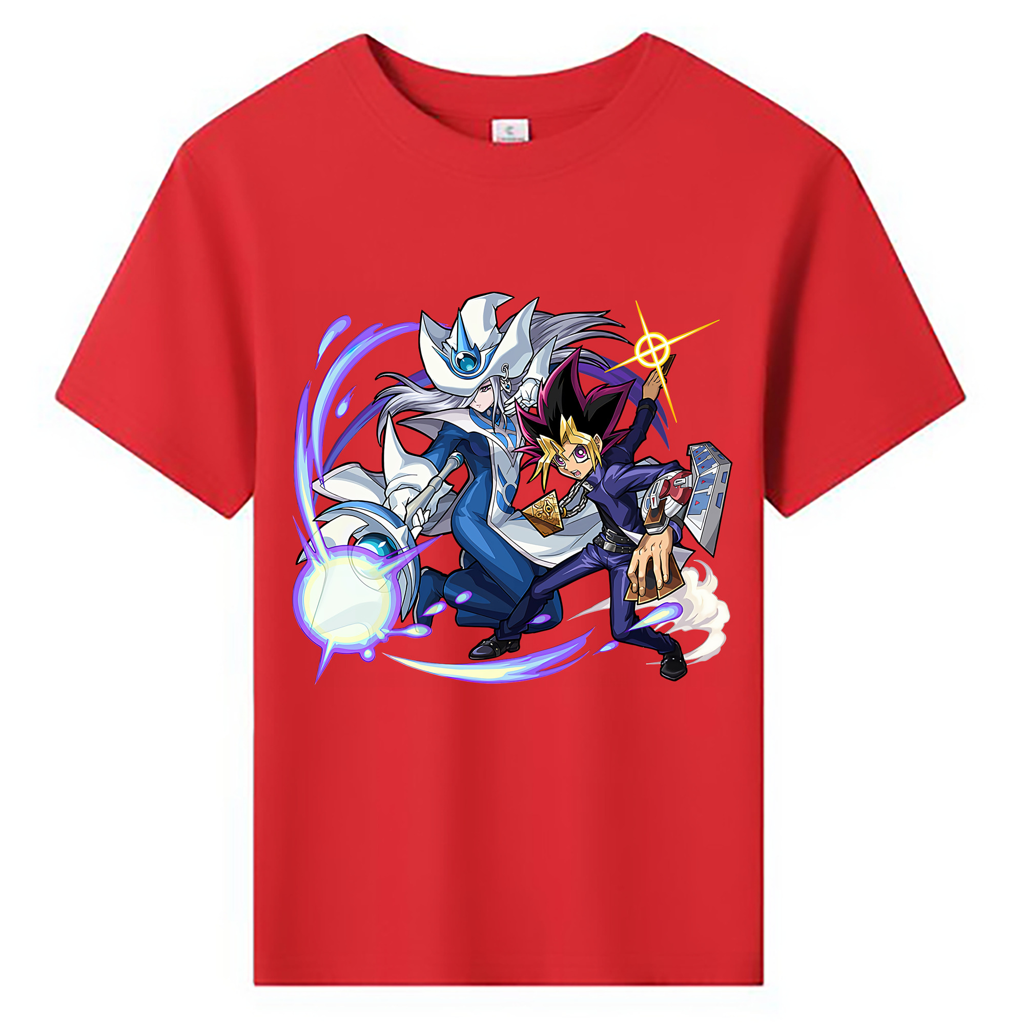 （画像用） 遊☆戯☆王 Yu-Gi-Oh! 綿100％キッズTシャツ（フロントプリント）