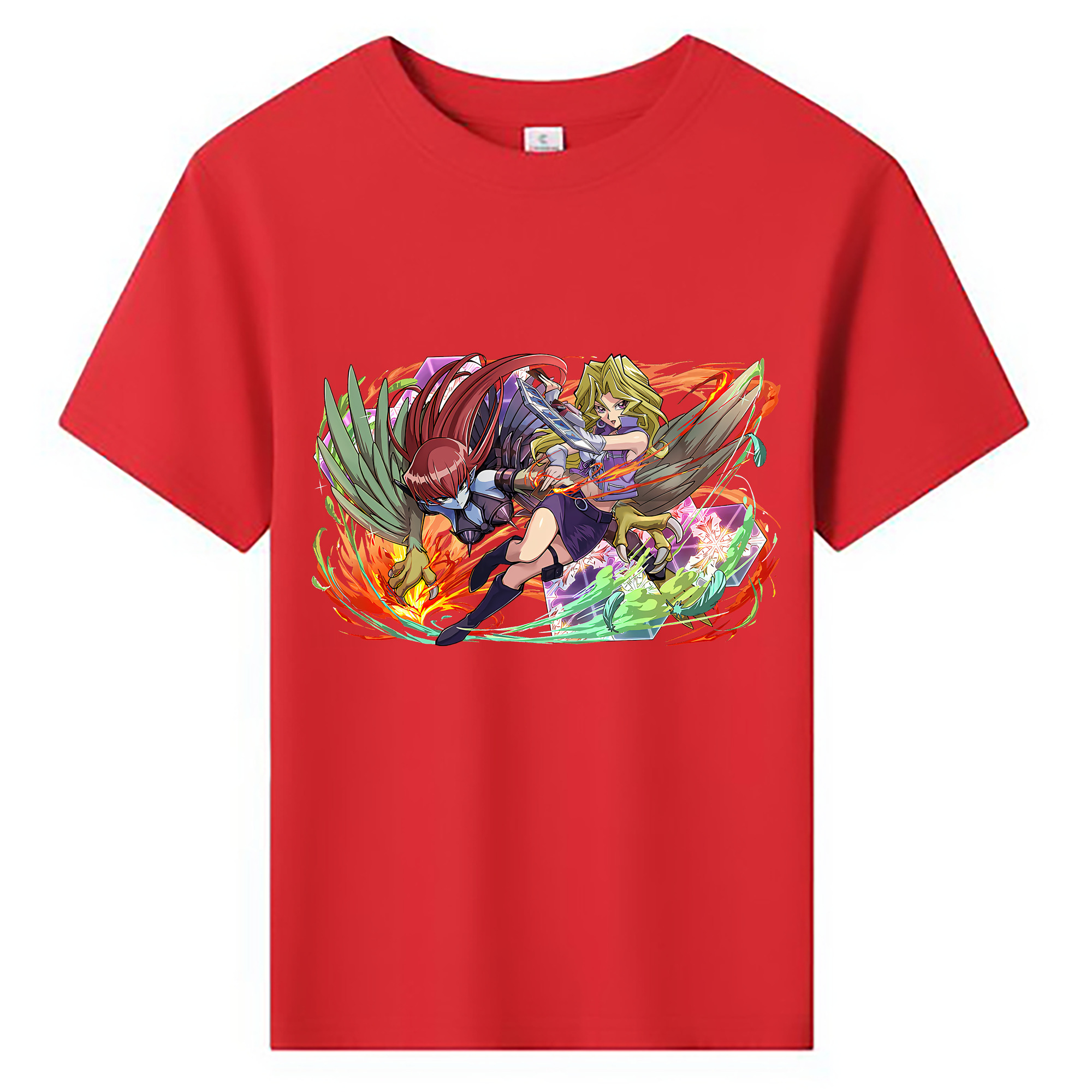 （画像用） 遊☆戯☆王 Yu-Gi-Oh! 綿100％キッズTシャツ（フロントプリント）