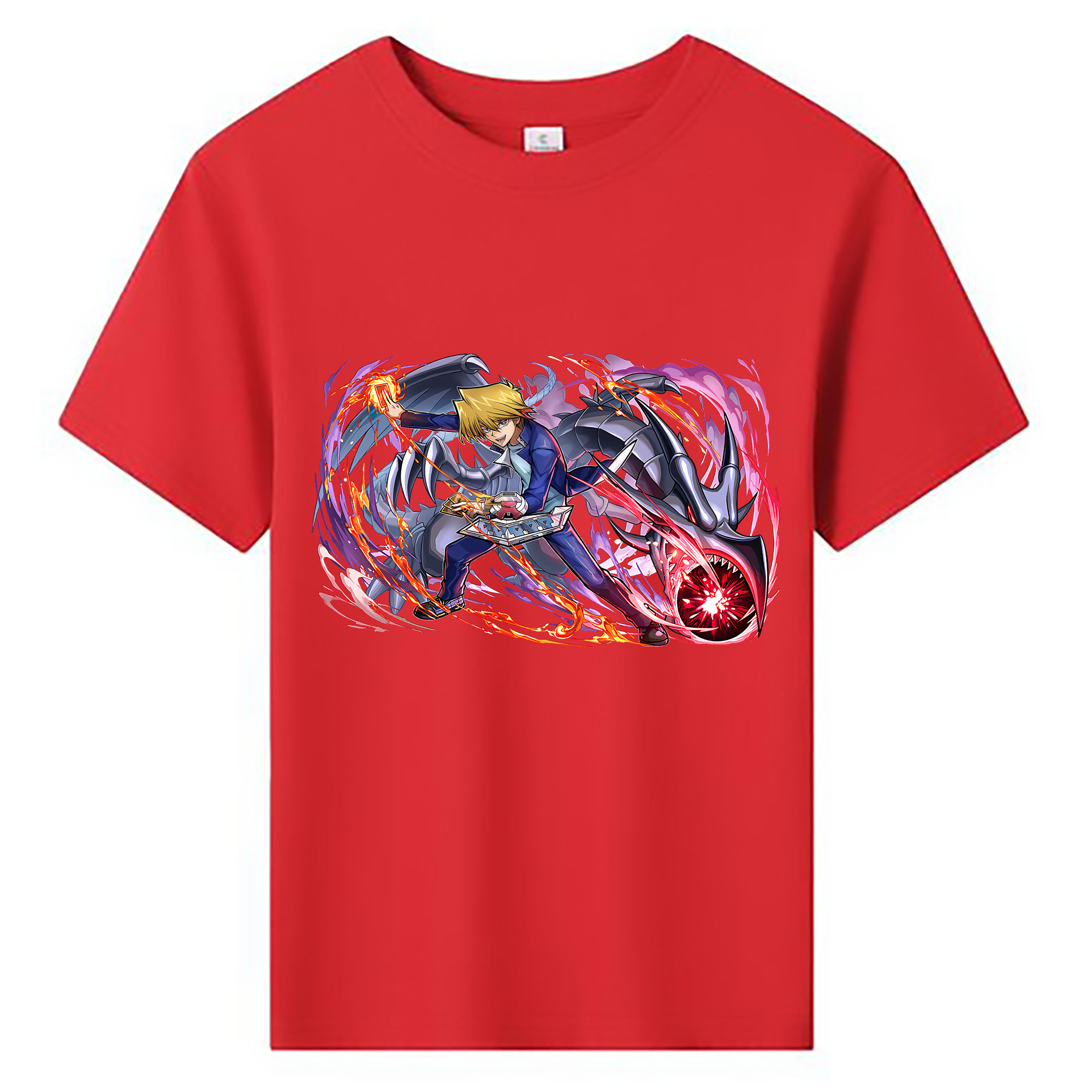 （画像用） 遊☆戯☆王 Yu-Gi-Oh! 綿100％キッズTシャツ（フロントプリント）