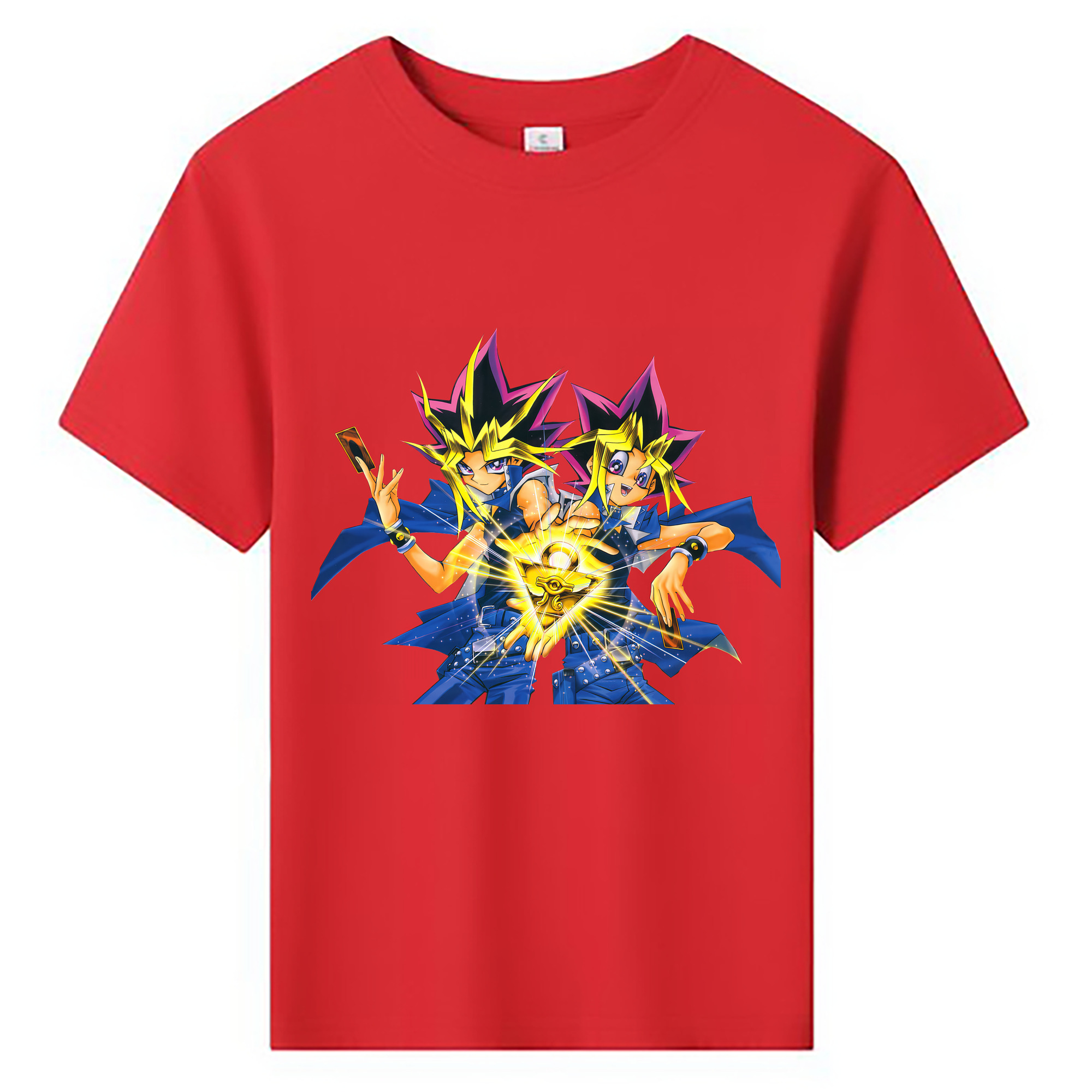 （画像用） 遊☆戯☆王 Yu-Gi-Oh! 綿100％キッズTシャツ（フロントプリント）