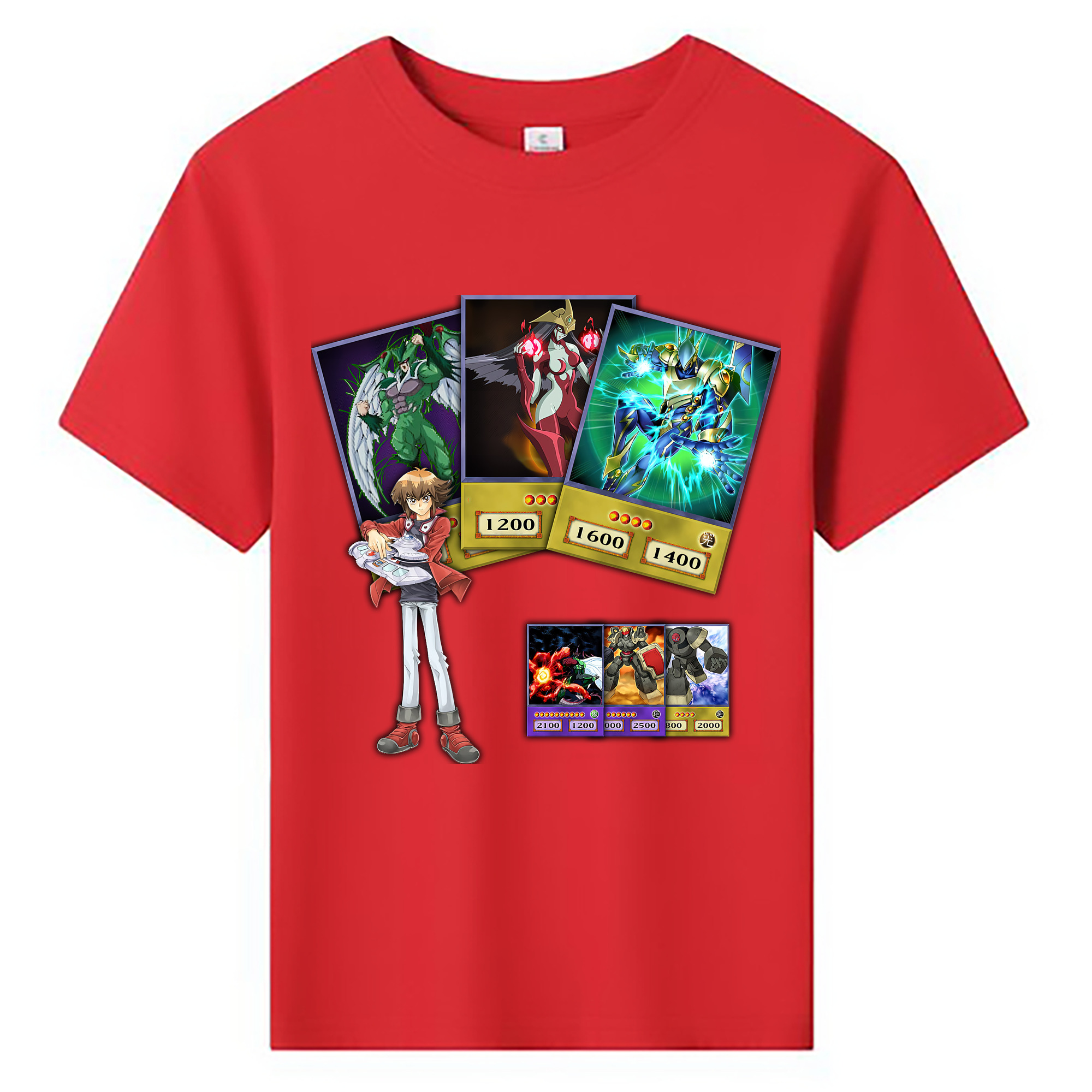 （画像用） 遊☆戯☆王 Yu-Gi-Oh! 綿100％キッズTシャツ（フロントプリント）