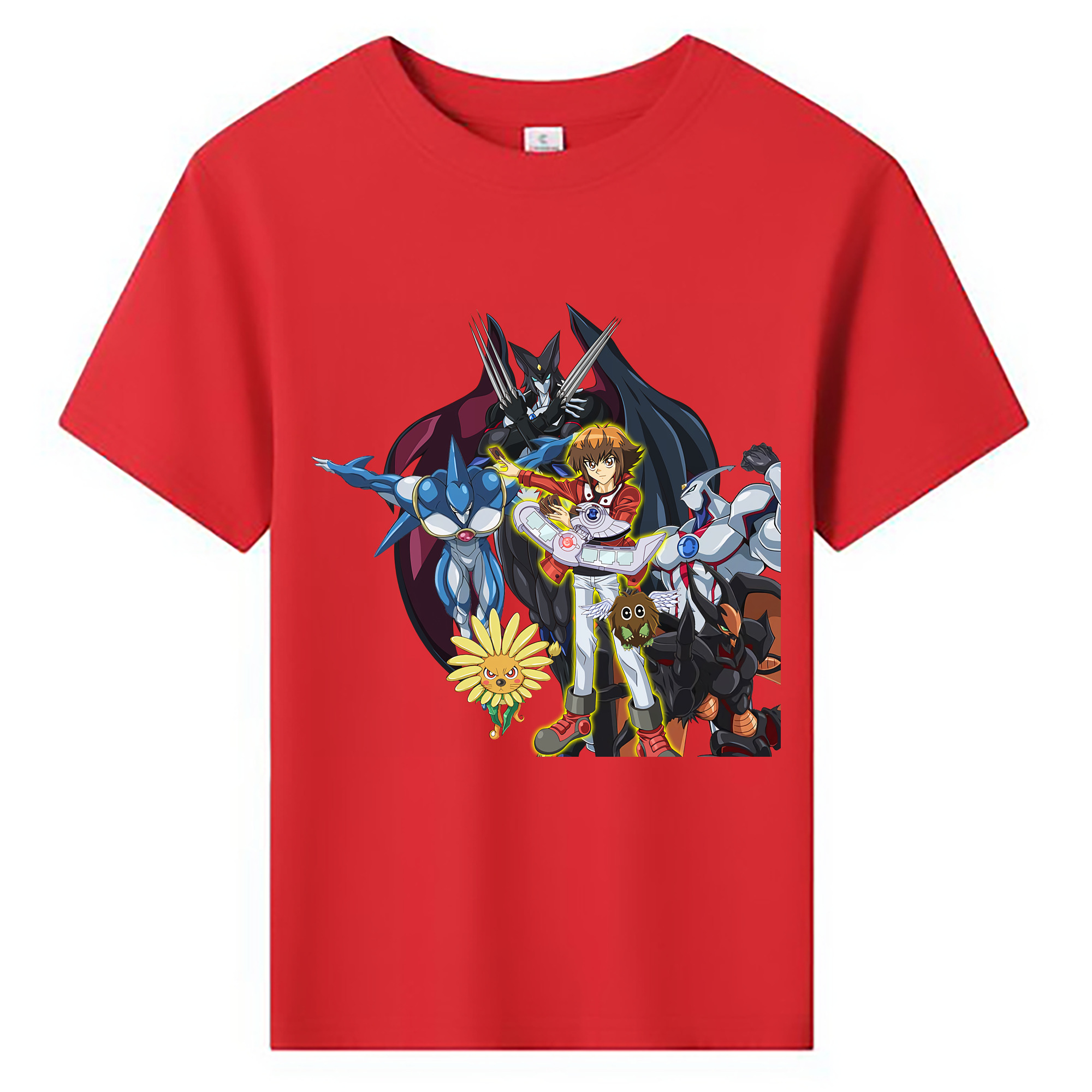 （画像用） 遊☆戯☆王 Yu-Gi-Oh! 綿100％キッズTシャツ（フロントプリント）