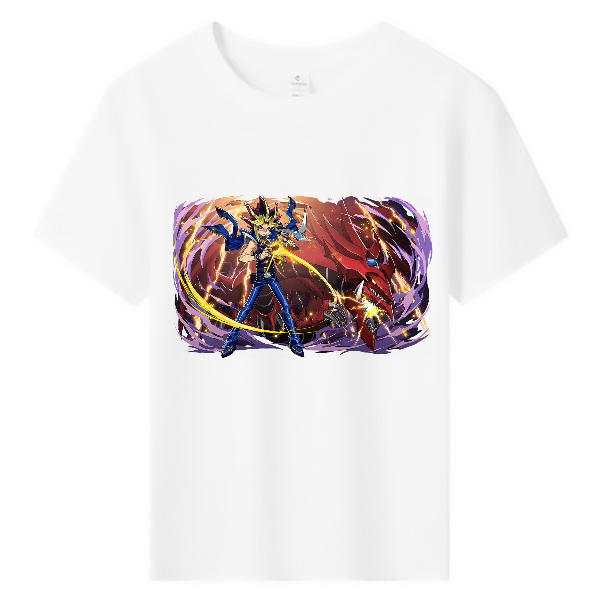 （画像用） 遊☆戯☆王 Yu-Gi-Oh! 綿100％キッズTシャツ（フロントプリント）
