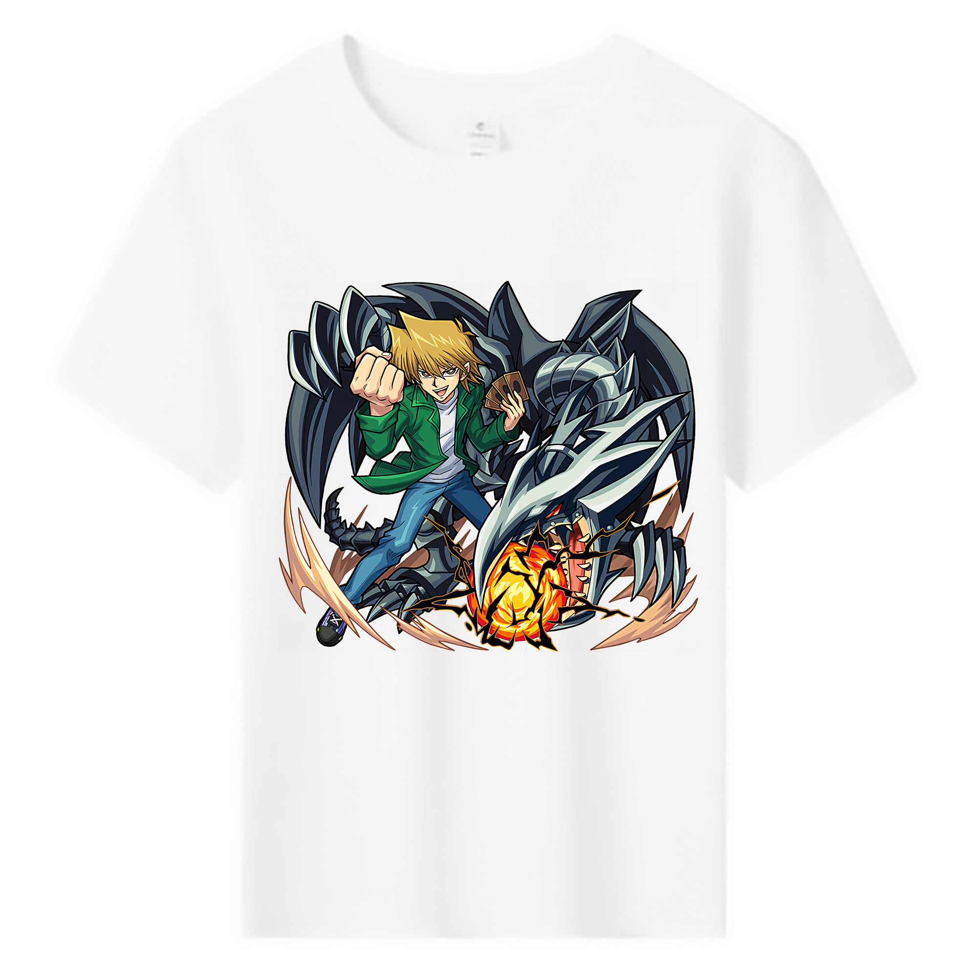 （画像用） 遊☆戯☆王 Yu-Gi-Oh! 綿100％キッズTシャツ（フロントプリント）