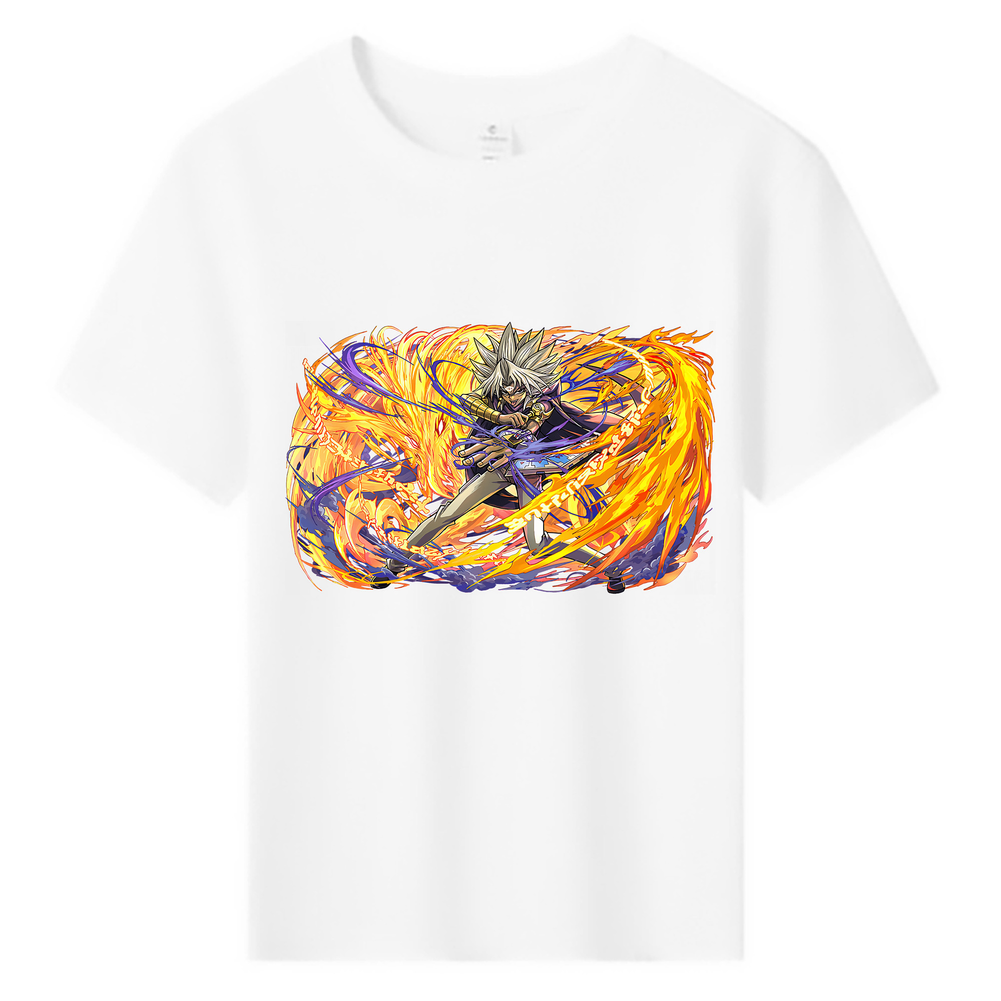 （画像用） 遊☆戯☆王 Yu-Gi-Oh! 綿100％キッズTシャツ（フロントプリント）