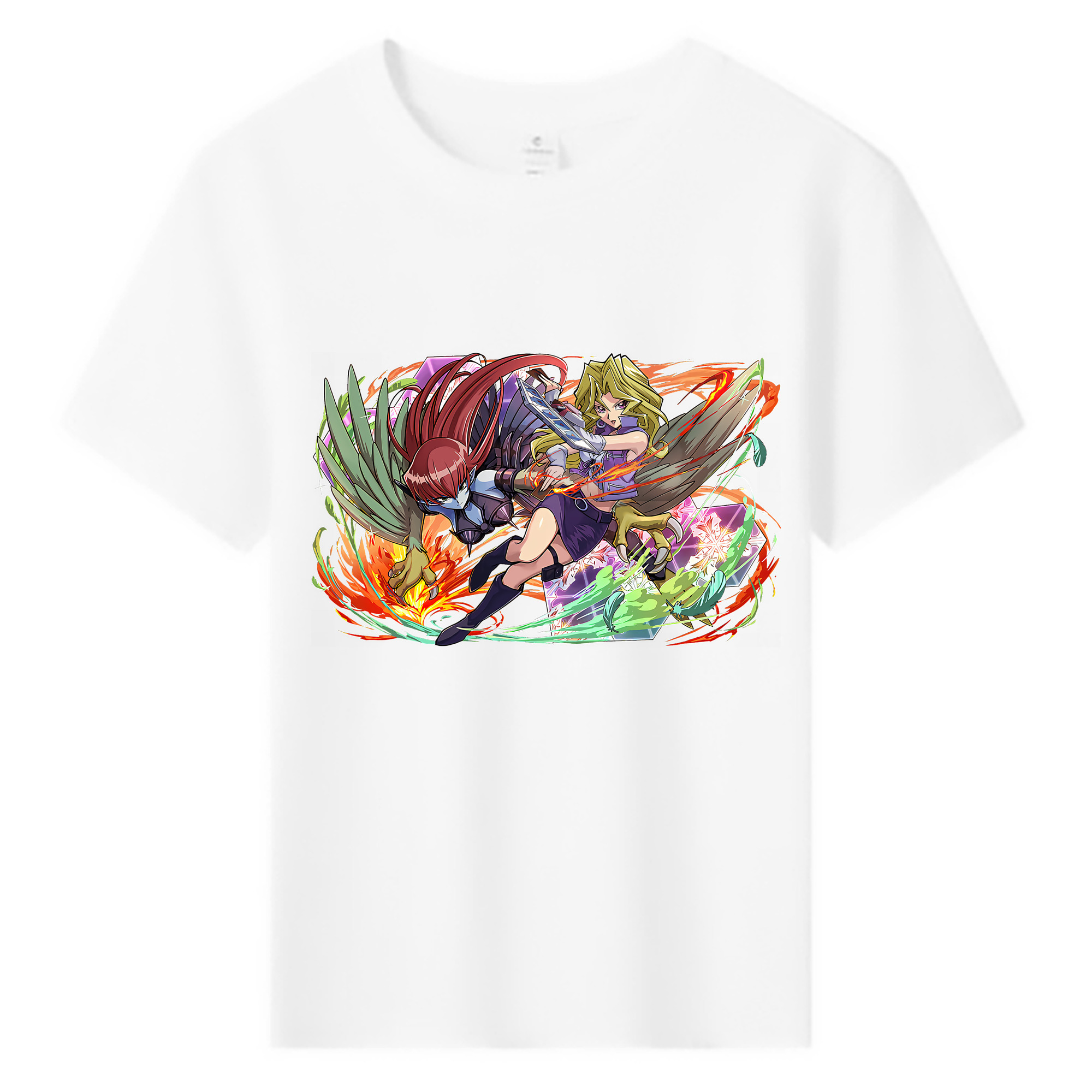 （画像用） 遊☆戯☆王 Yu-Gi-Oh! 綿100％キッズTシャツ（フロントプリント）