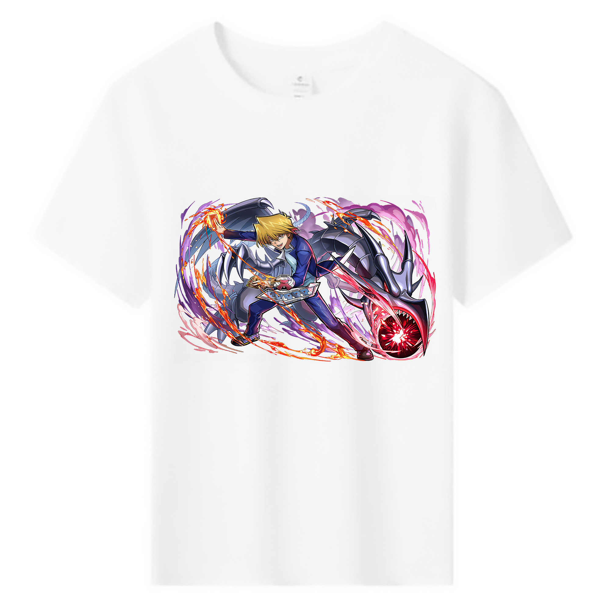 （画像用） 遊☆戯☆王 Yu-Gi-Oh! 綿100％キッズTシャツ（フロントプリント）