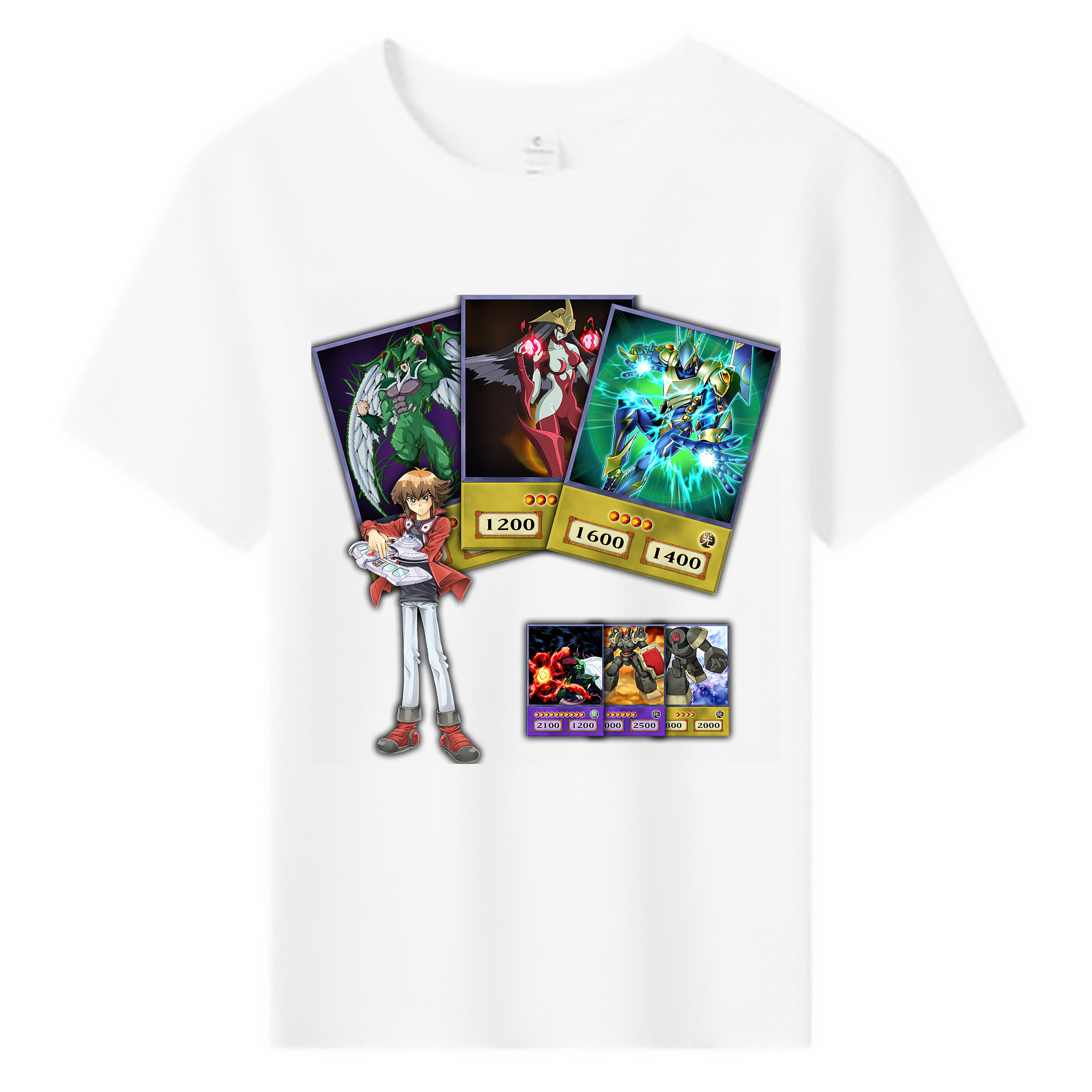 （画像用） 遊☆戯☆王 Yu-Gi-Oh! 綿100％キッズTシャツ（フロントプリント）