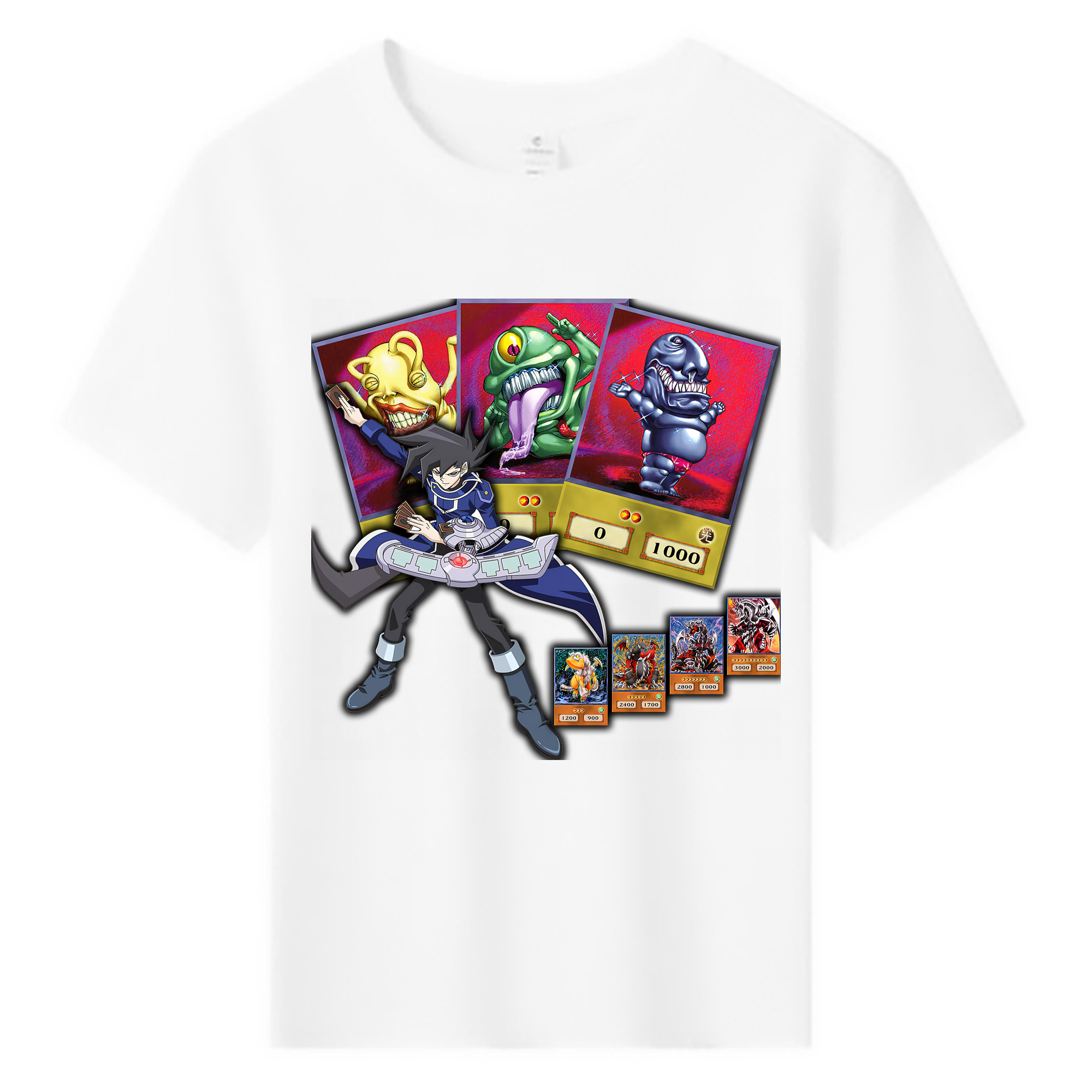 （画像用） 遊☆戯☆王 Yu-Gi-Oh! 綿100％キッズTシャツ（フロントプリント）