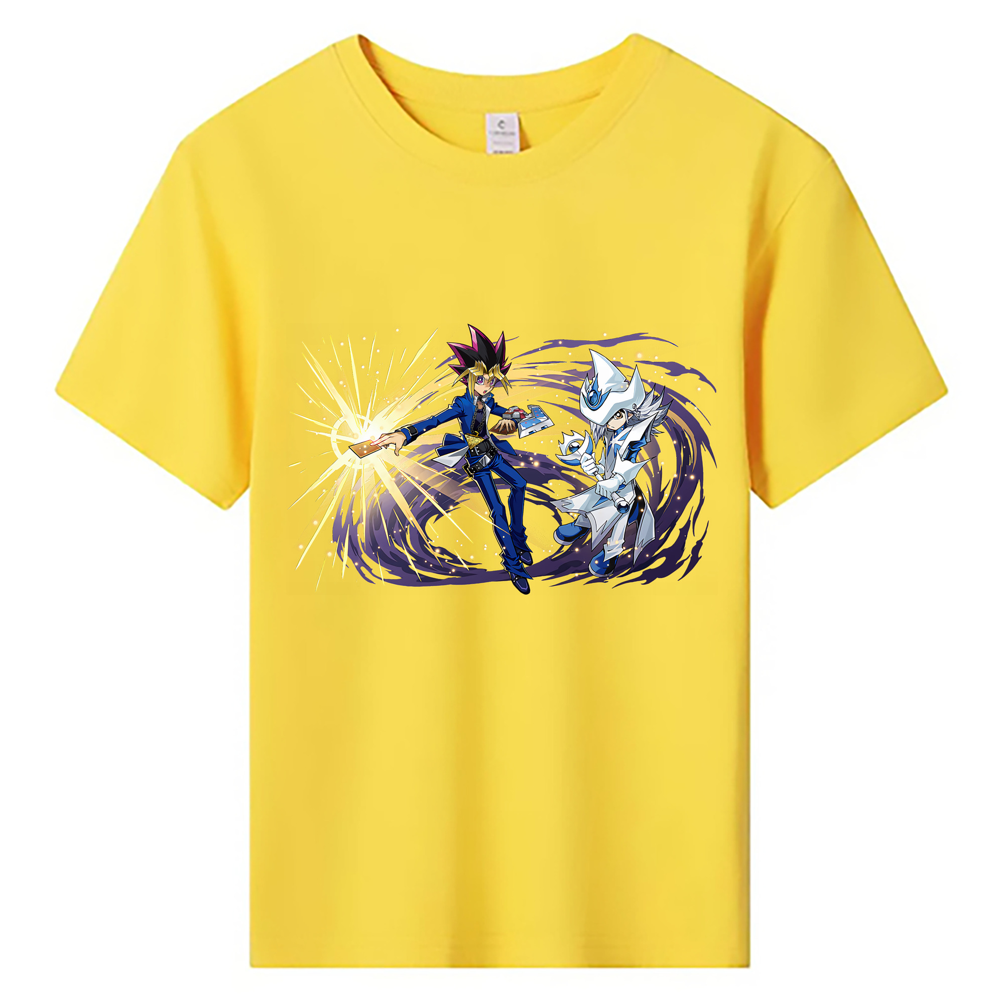 （画像用） 遊☆戯☆王 Yu-Gi-Oh! 綿100％キッズTシャツ（フロントプリント）