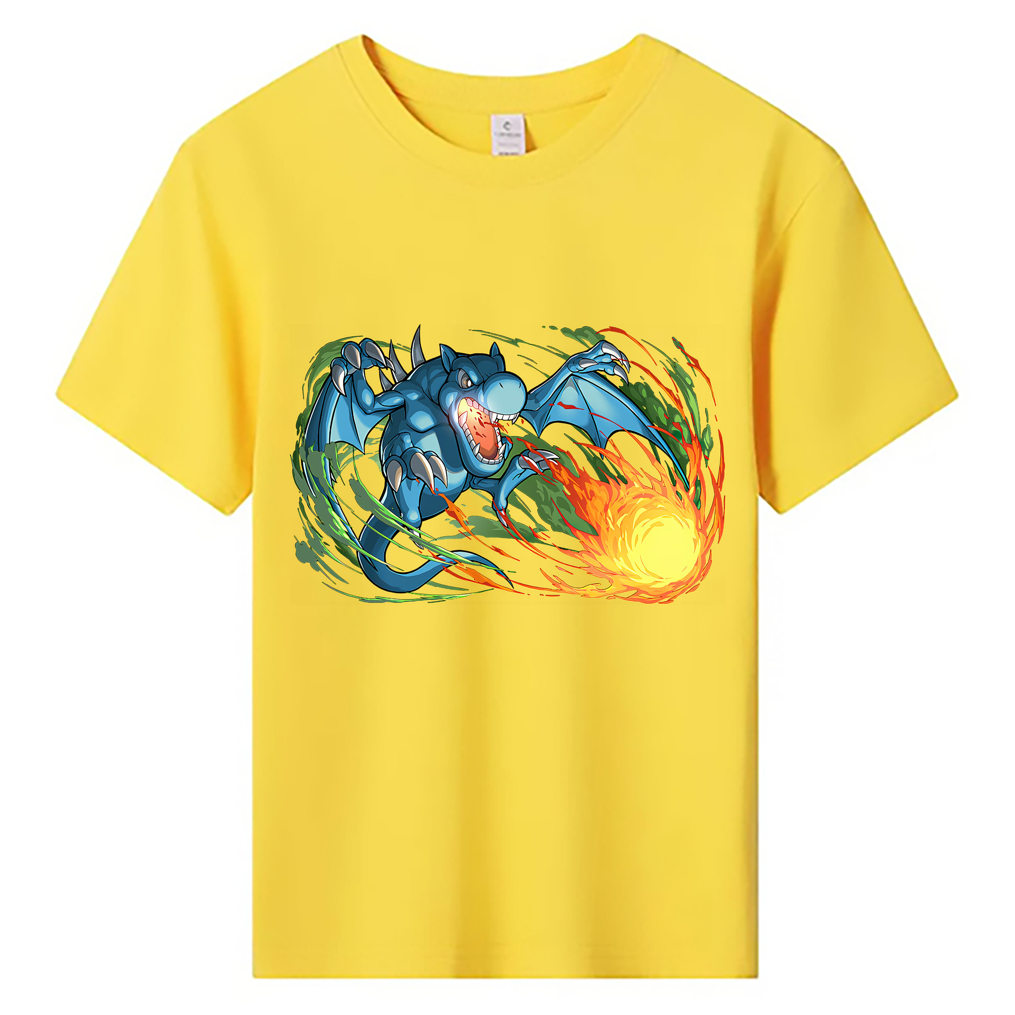 （画像用） 遊☆戯☆王 Yu-Gi-Oh! 綿100％キッズTシャツ（フロントプリント）