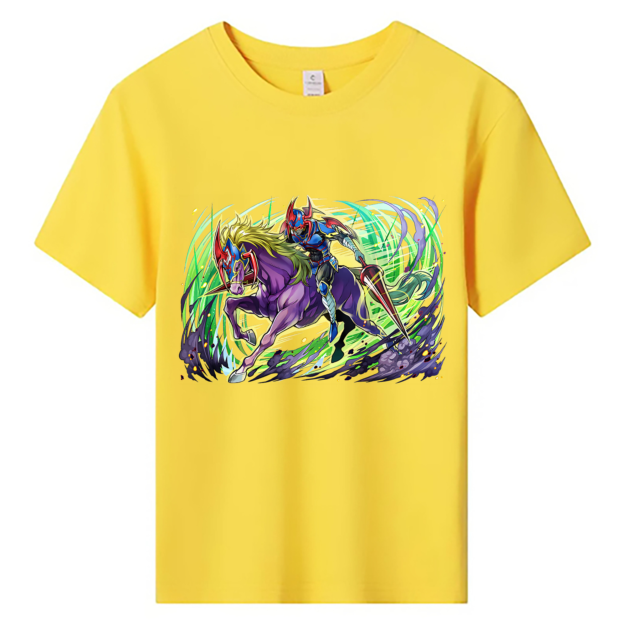 （画像用） 遊☆戯☆王 Yu-Gi-Oh! 綿100％キッズTシャツ（フロントプリント）