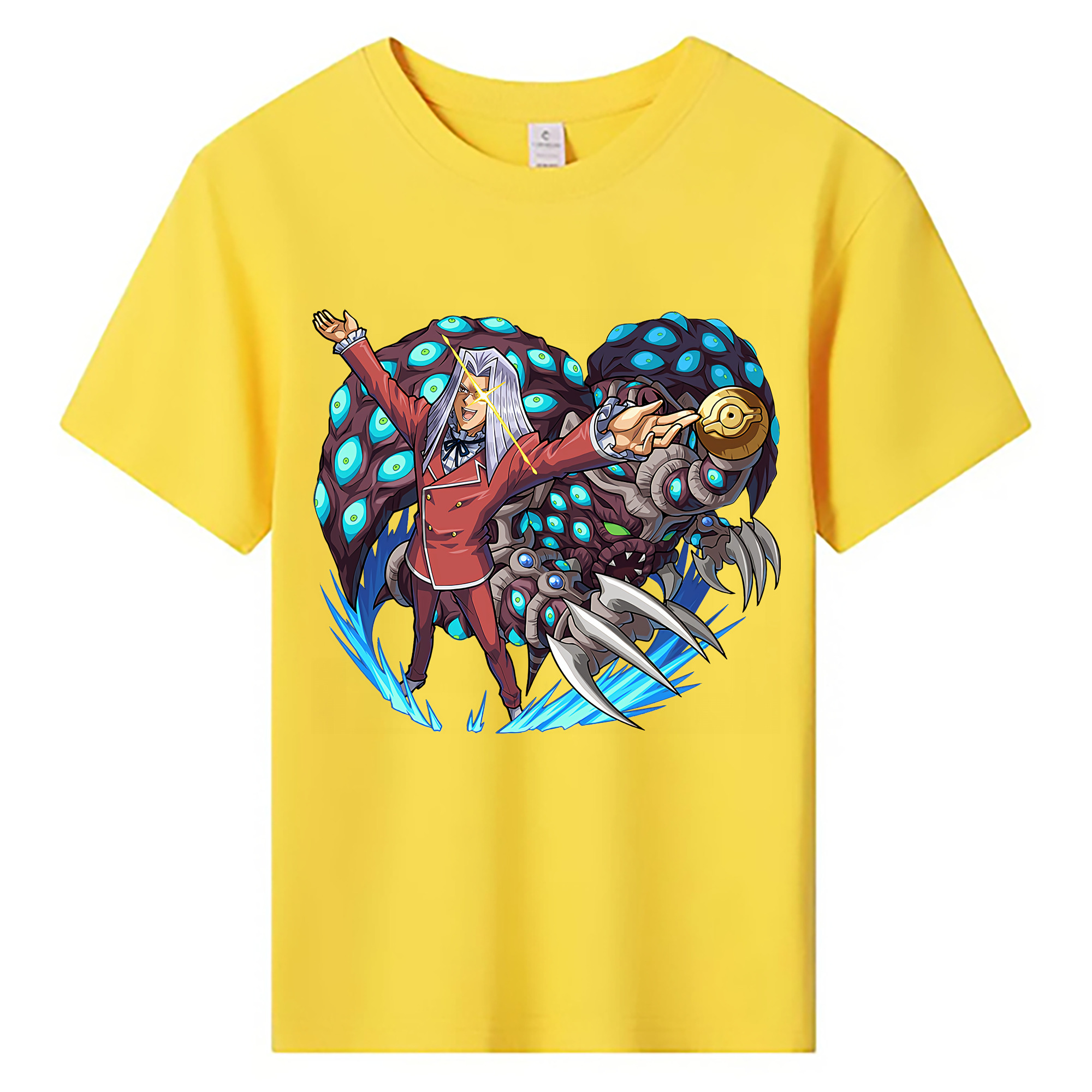 （画像用） 遊☆戯☆王 Yu-Gi-Oh! 綿100％キッズTシャツ（フロントプリント）