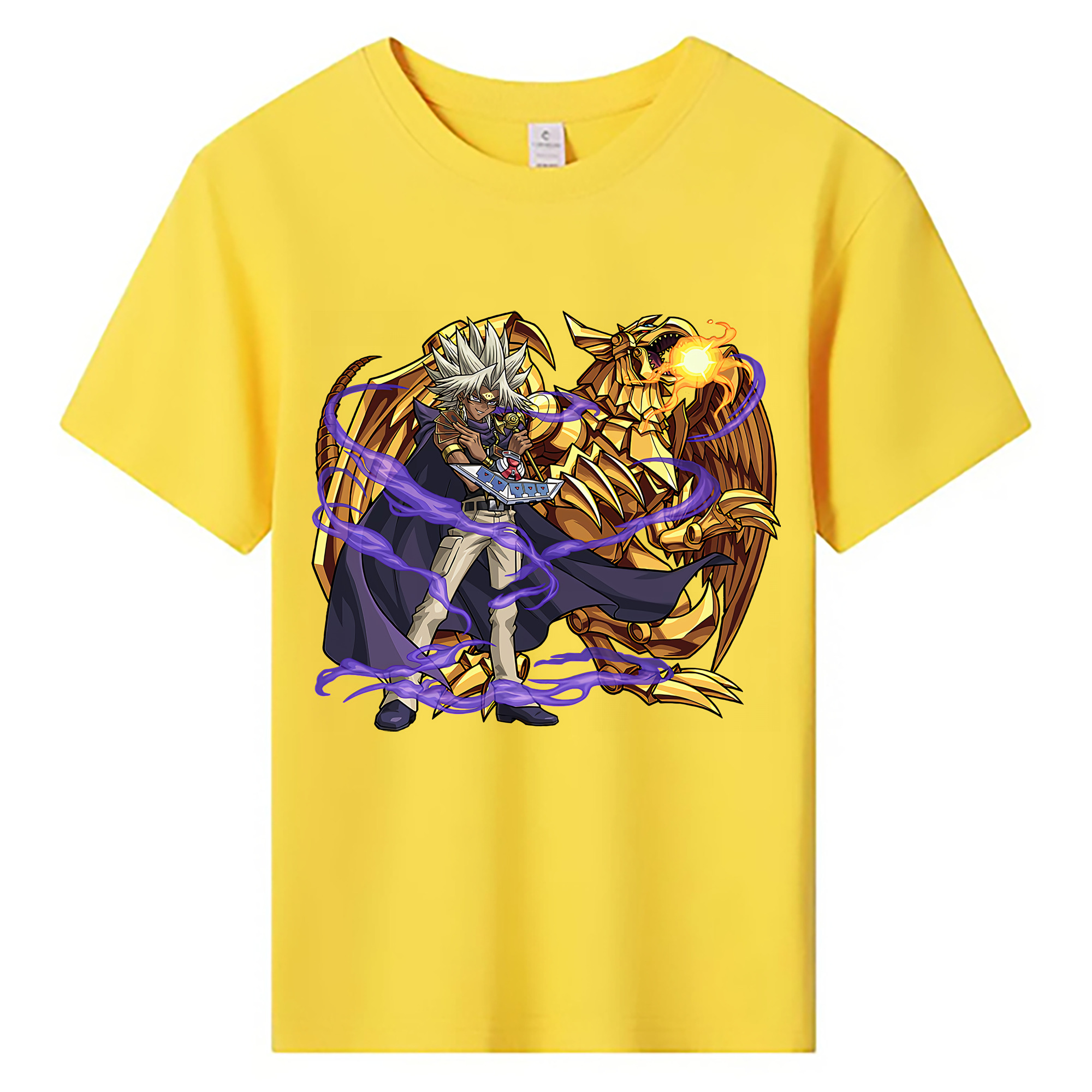 （画像用） 遊☆戯☆王 Yu-Gi-Oh! 綿100％キッズTシャツ（フロントプリント）