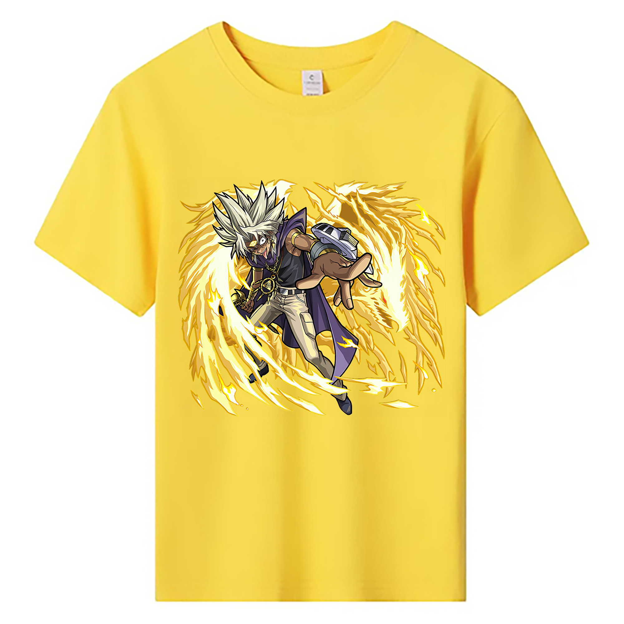 （画像用） 遊☆戯☆王 Yu-Gi-Oh! 綿100％キッズTシャツ（フロントプリント）
